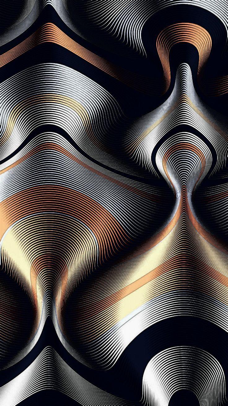 Metallic Psychedelic Abstract Wallpaper Tajari. خلفيات