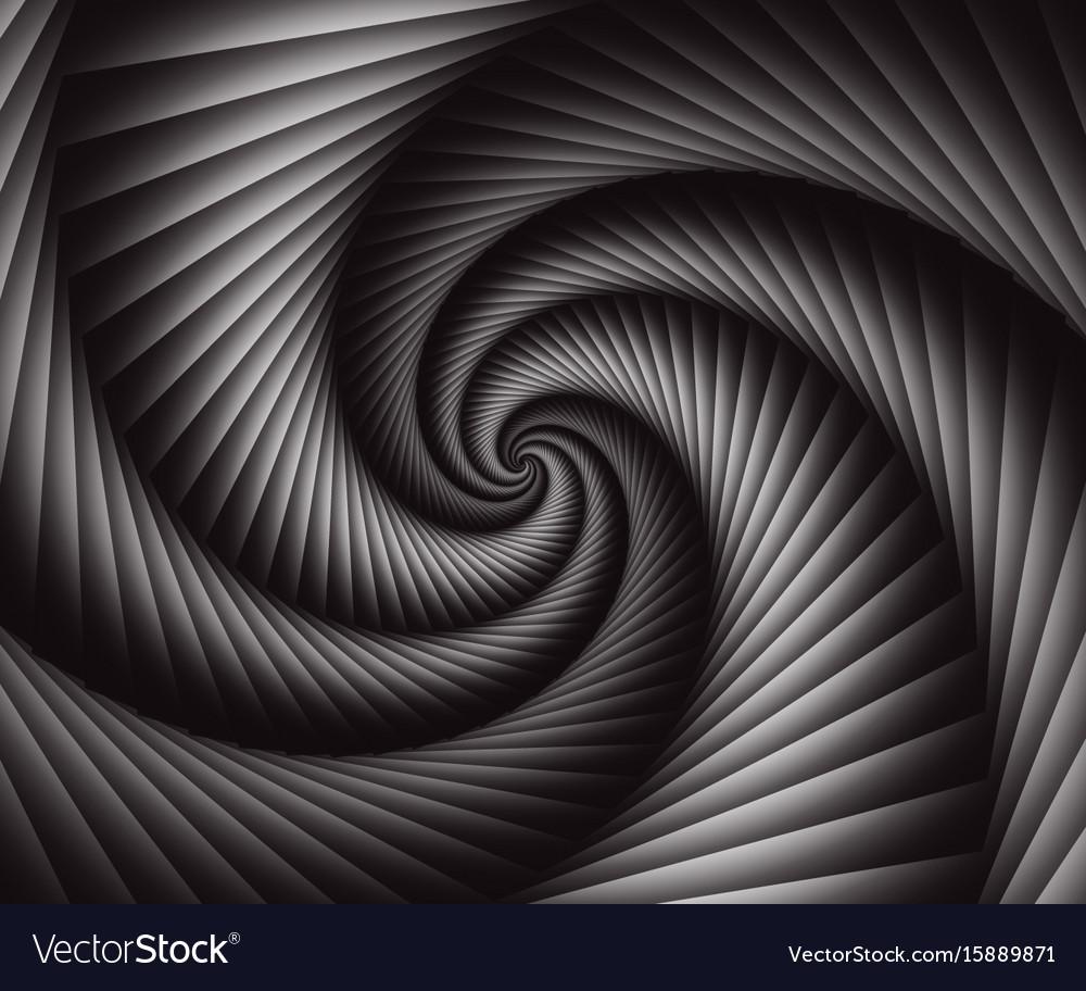 3D abstract spiral background wallpaper Royalty Free Vector