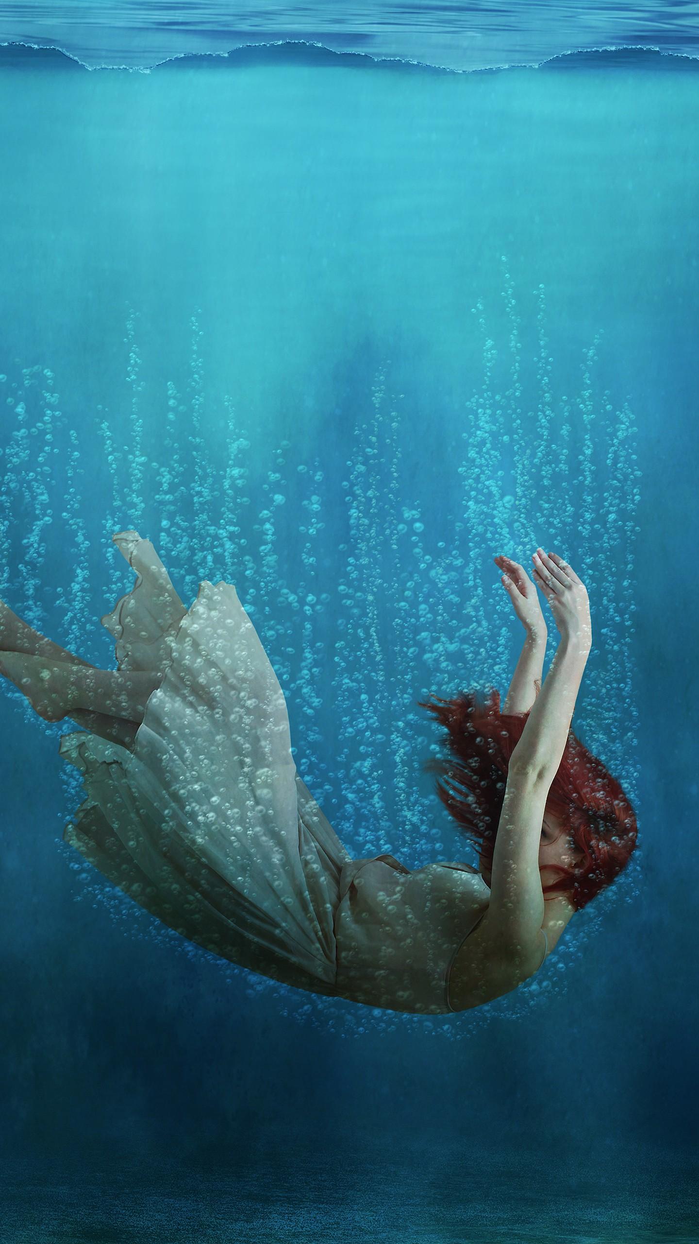 Underwater Girl Dream Wallpaper