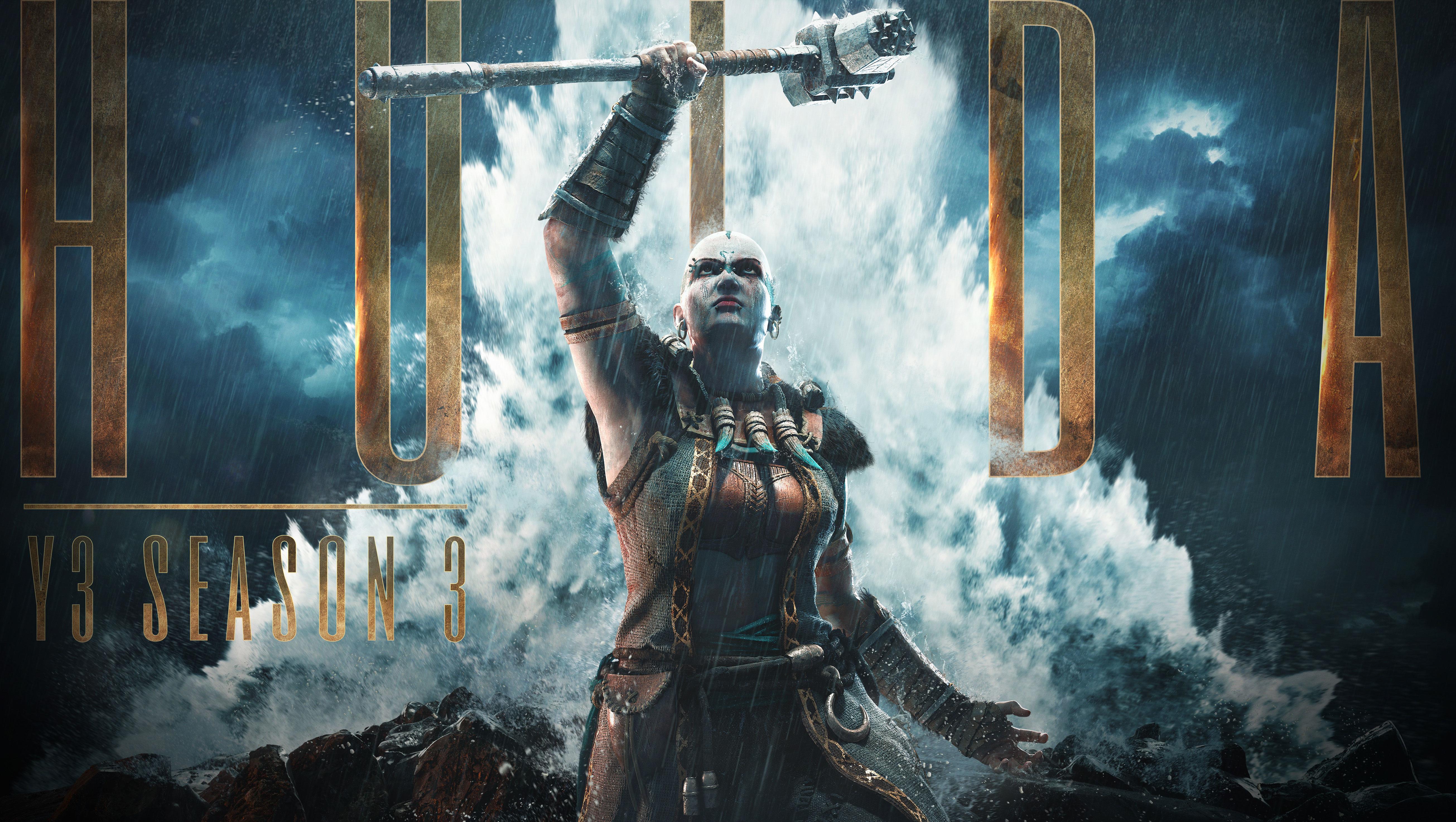 Hulda In For Honor Season 3 Wallpaper, HD Games 4K Wallpaper