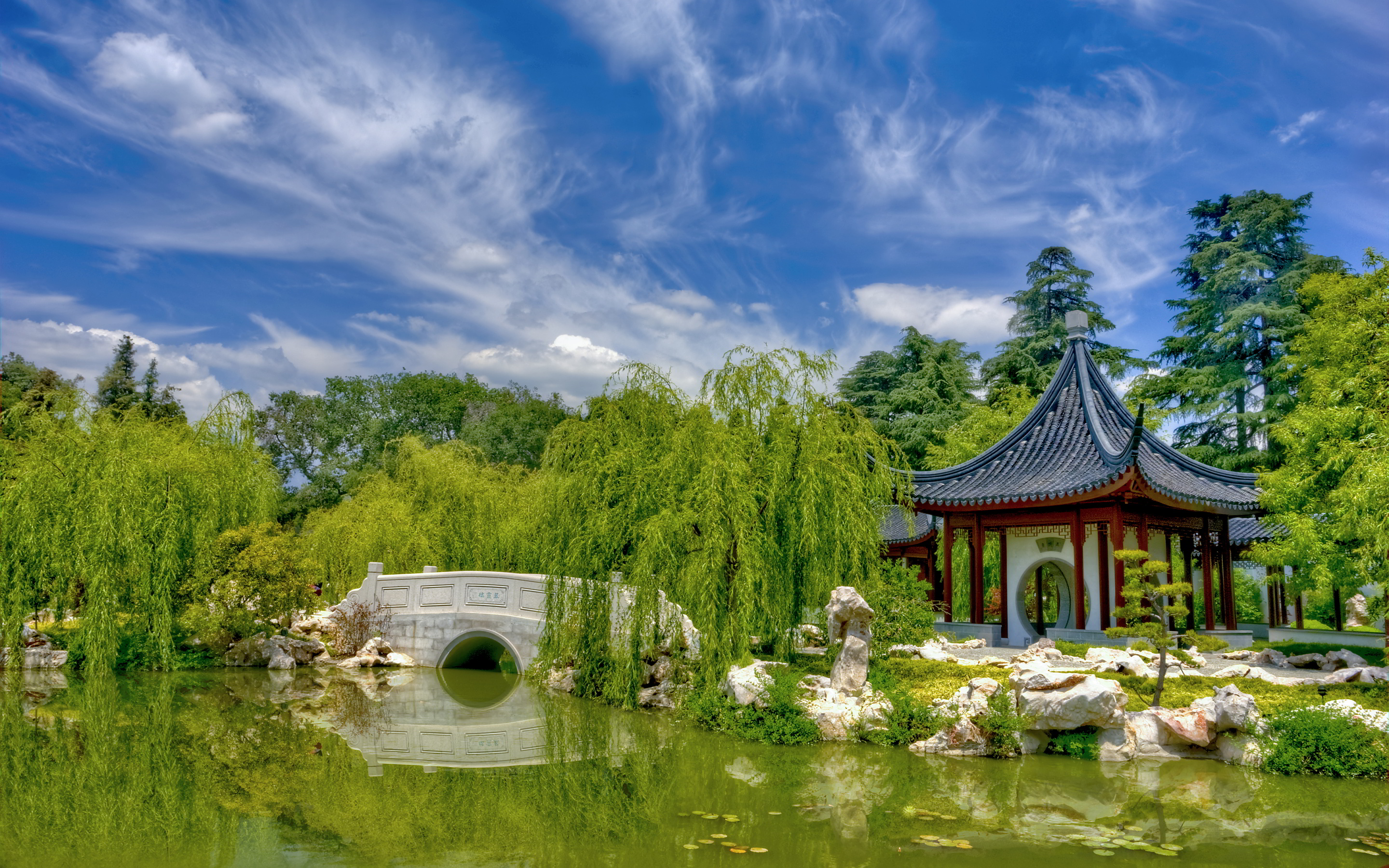 Traditional chinese garden