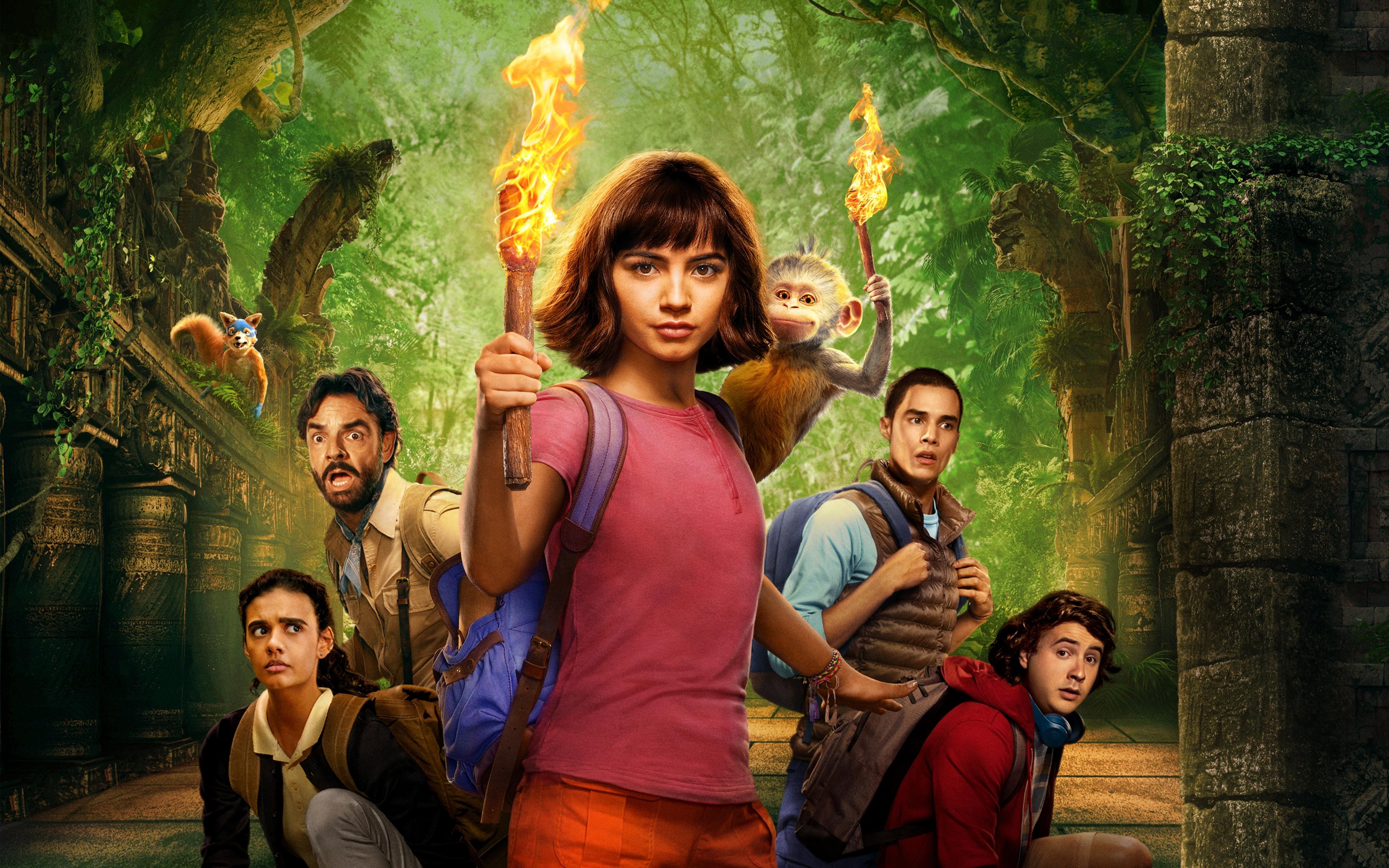 Download 3840x2400 wallpaper dora the explorer, dora and the lost