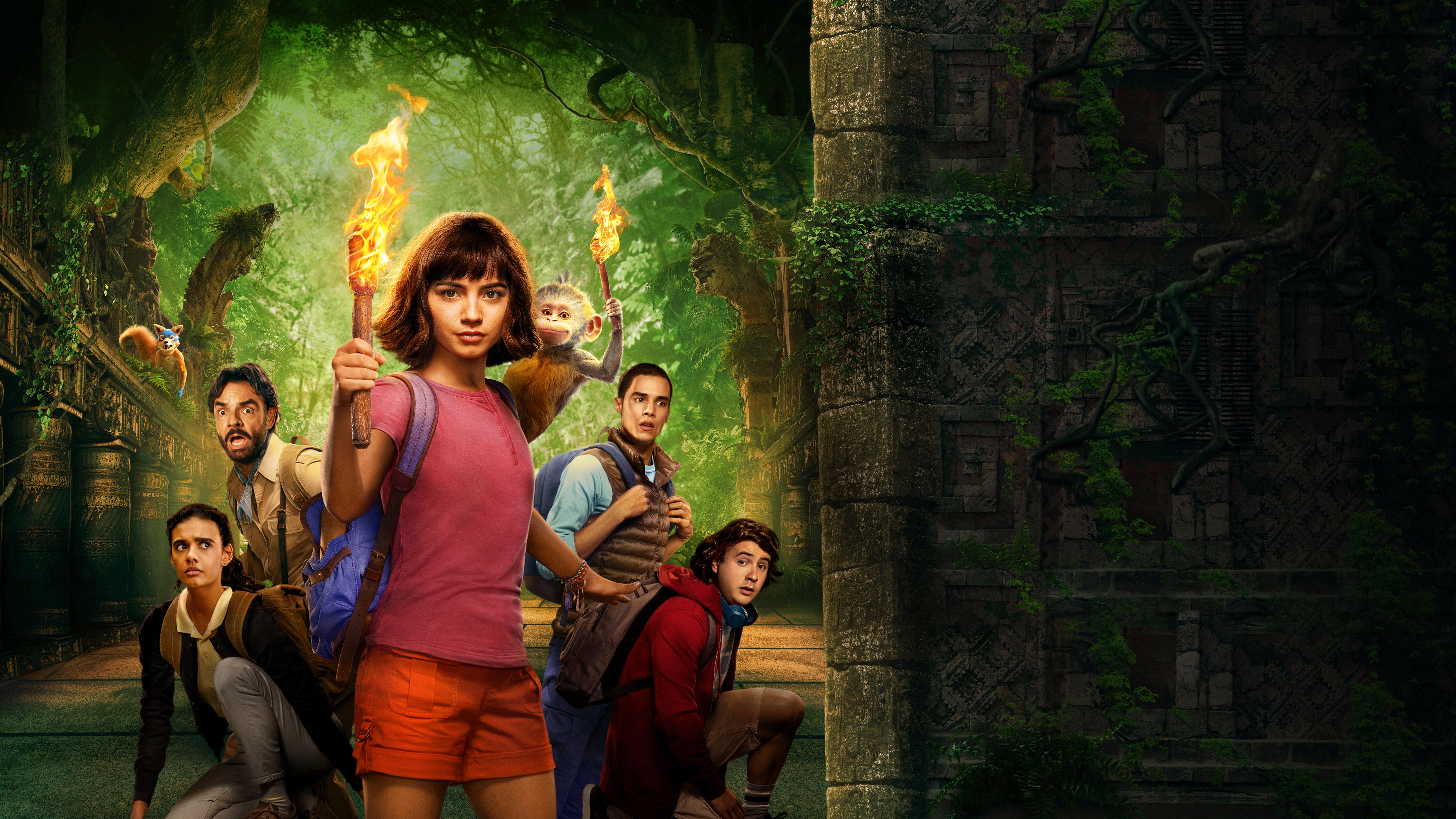 Wallpaper Dora And The Lost City Of Gold, poster, 8K, Movies