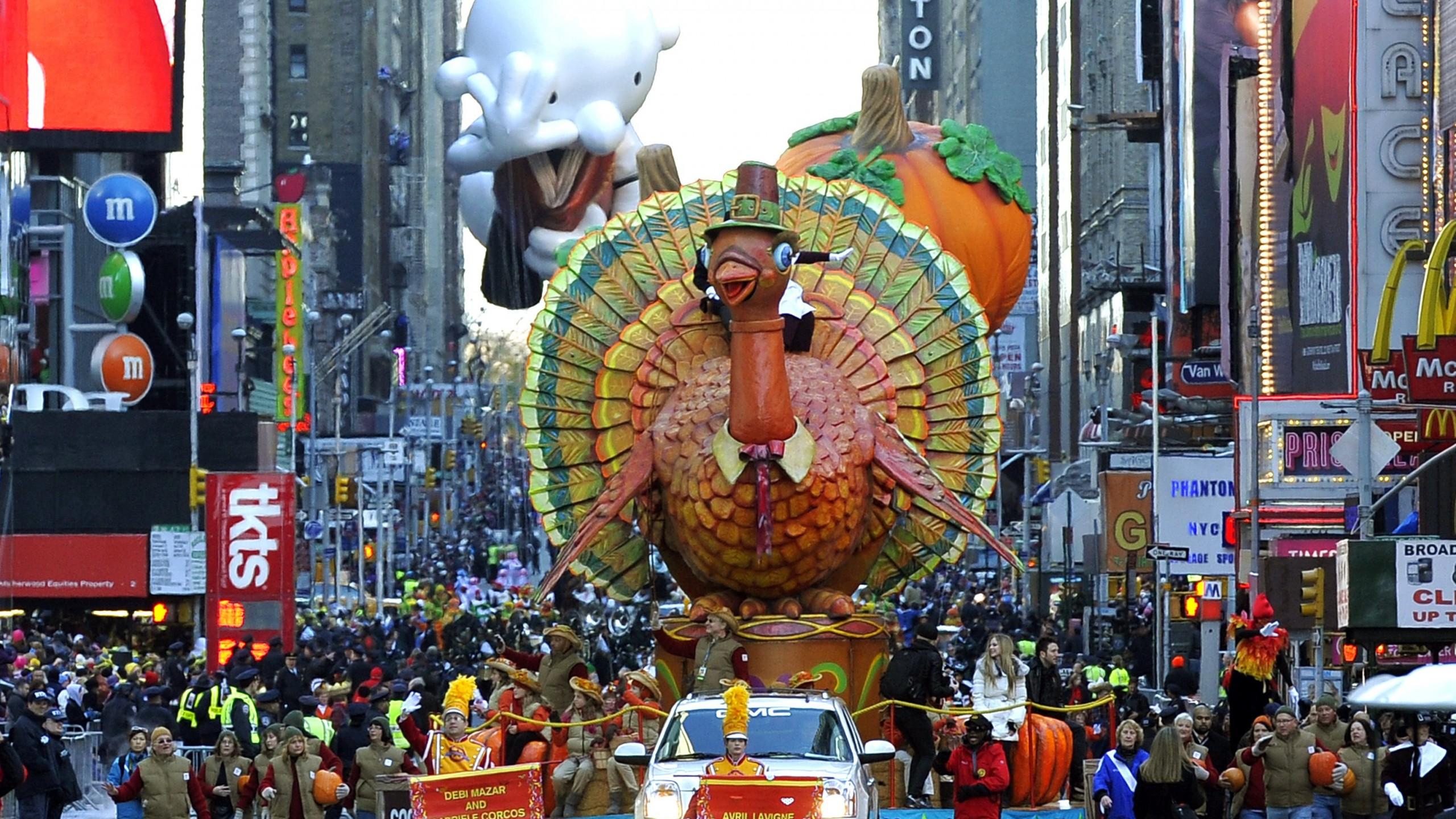 Wallpaper Thanksgiving Day, USA, Canada, event, parade, turkey