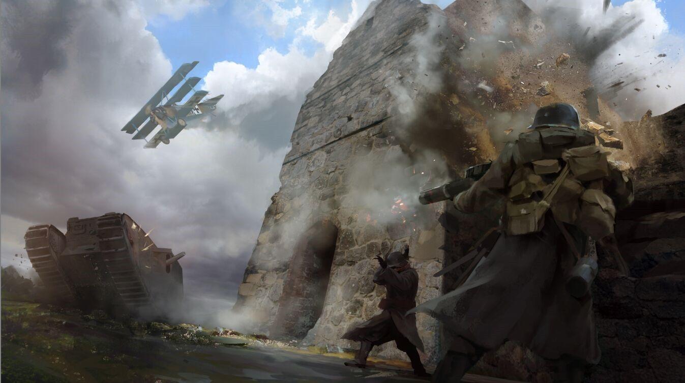 Battlefield 1 Concept Art Watermarks. illustrations 2