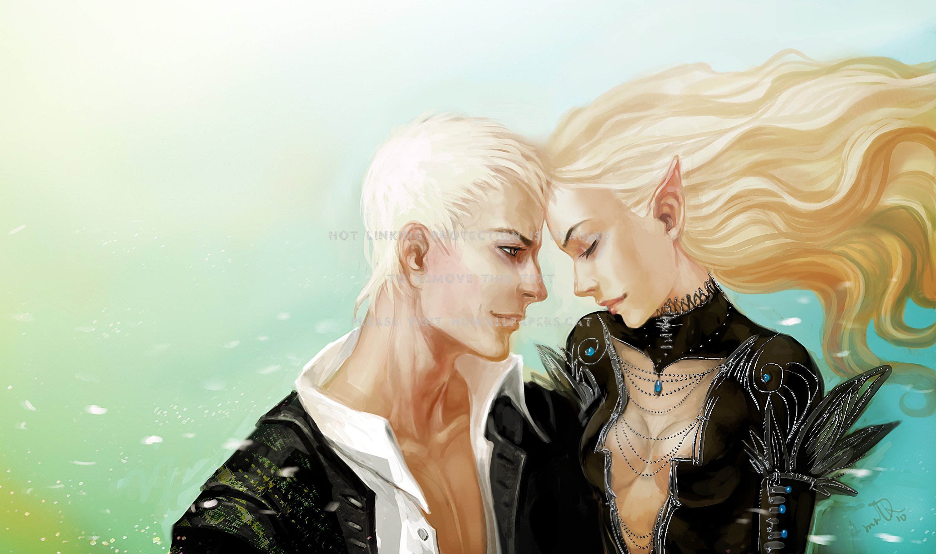 flowing chance elf couple human love