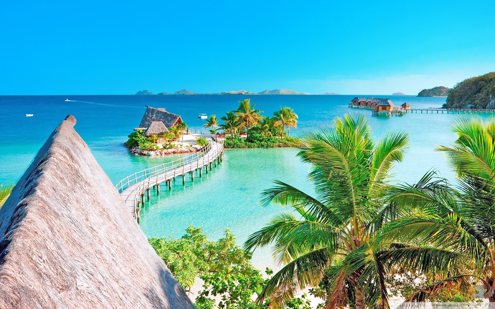 Tropical Resort Panorama ❤ 4K HD Desktop Wallpapers for 4K Ultra HD