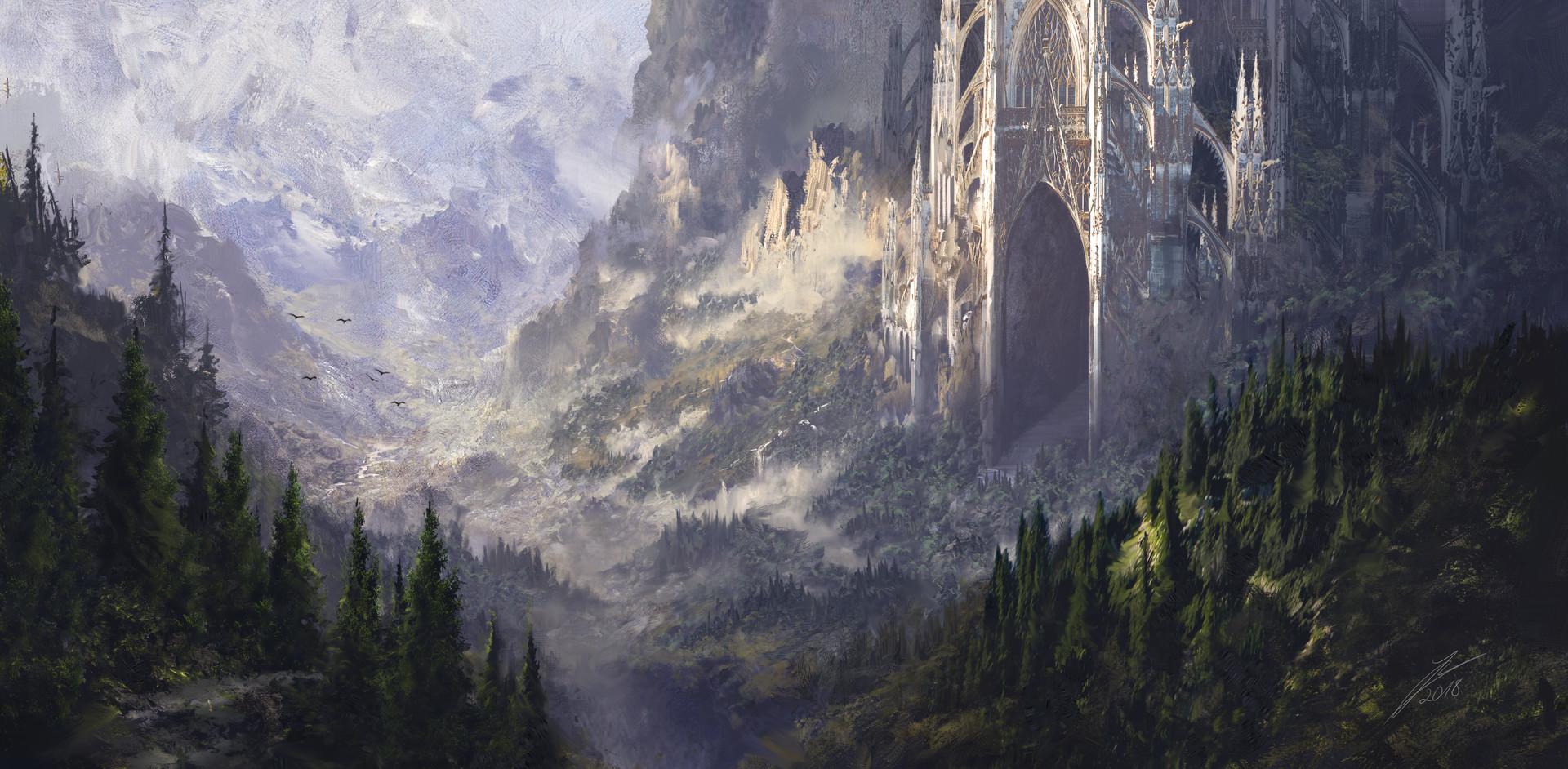 R ImaginaryCastles The Mountain Palace By Julian Bauer