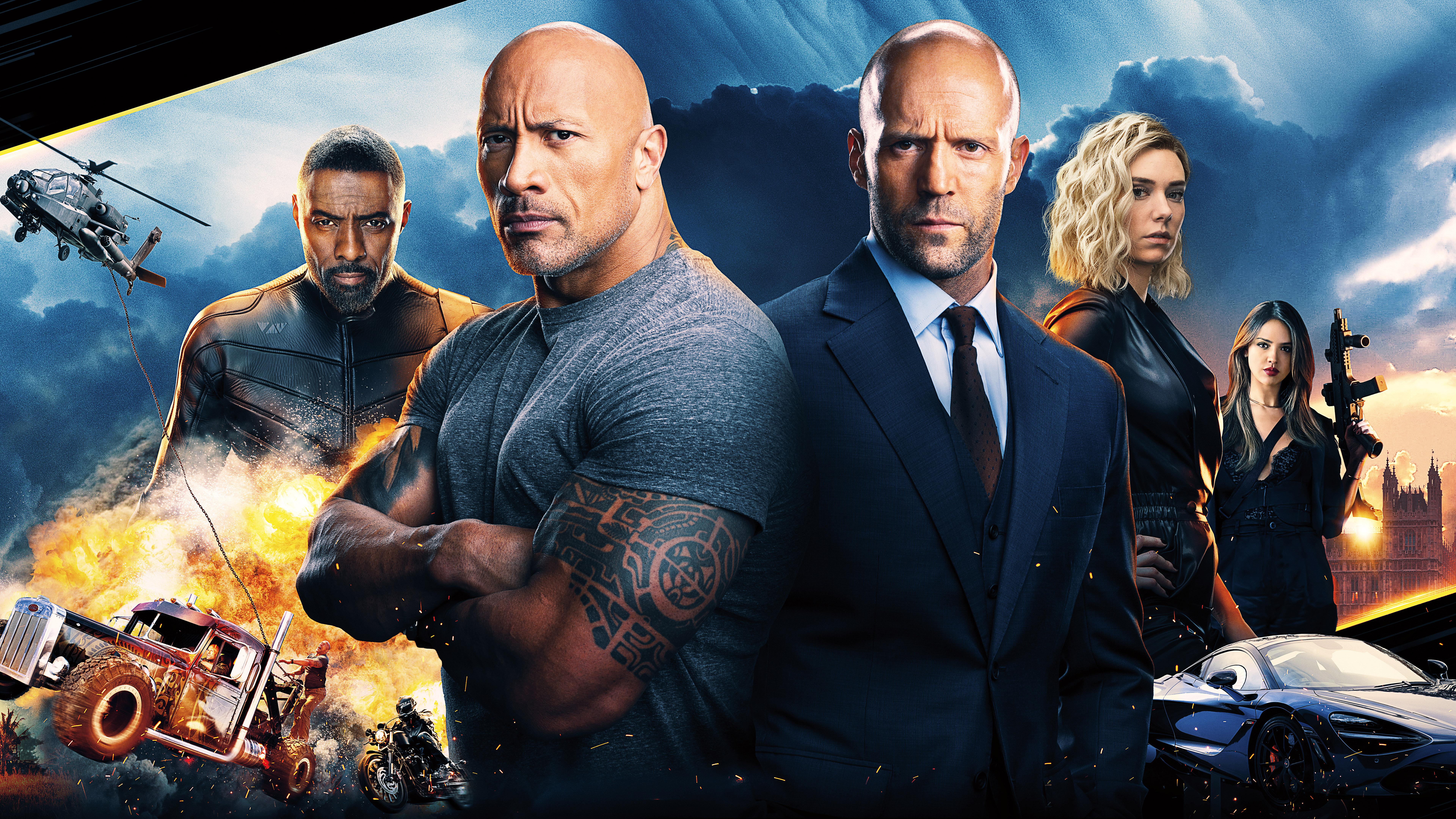 Fast & Furious Presents Hobbs & Shaw 2019 4K 8K Wallpaper. HD