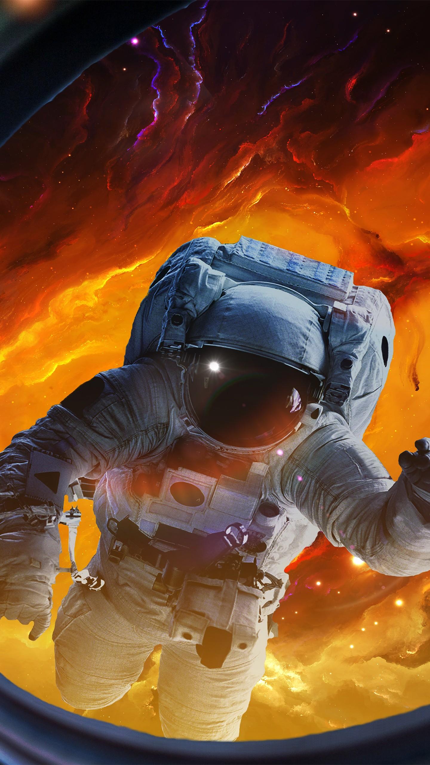 Astronaut in Spacesuit Wallpaper