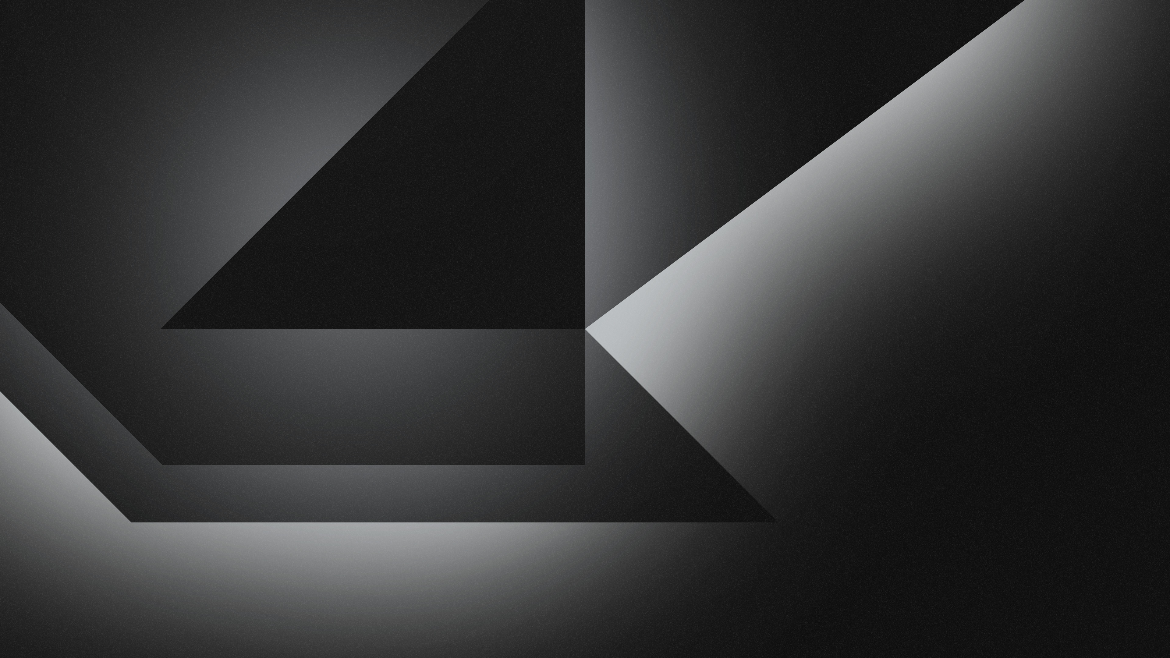 Dark Grey Abstract Shapes 4k, HD Abstract, 4k Wallpaper, Image