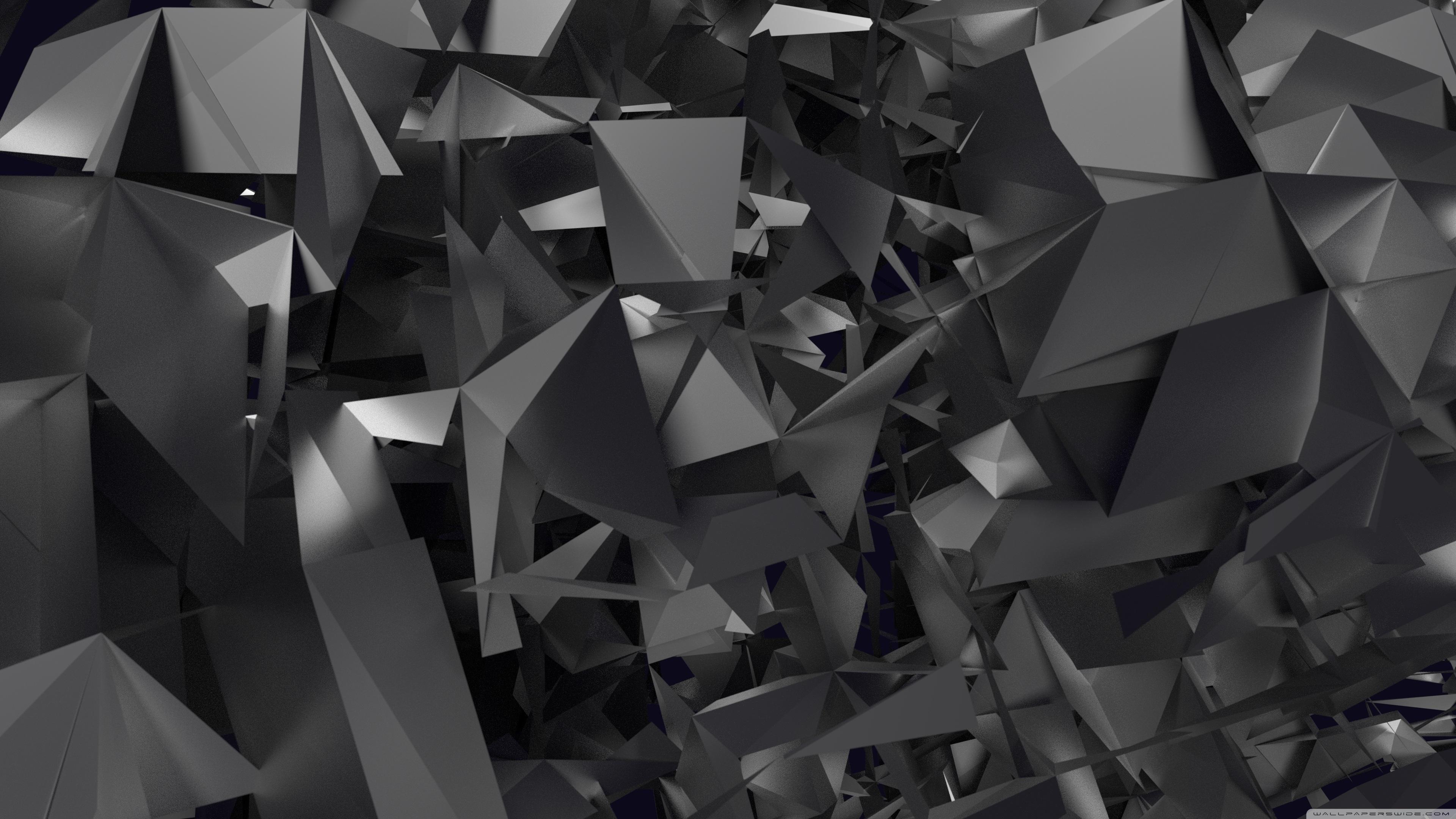Geometric Shapes Art Ultra HD Desktop Background Wallpaper
