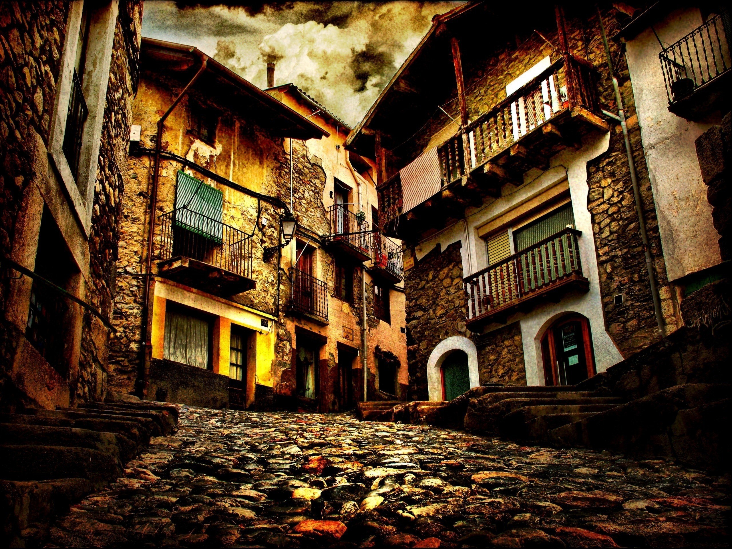 #old, #street, #house, #stones, #stone house, #life