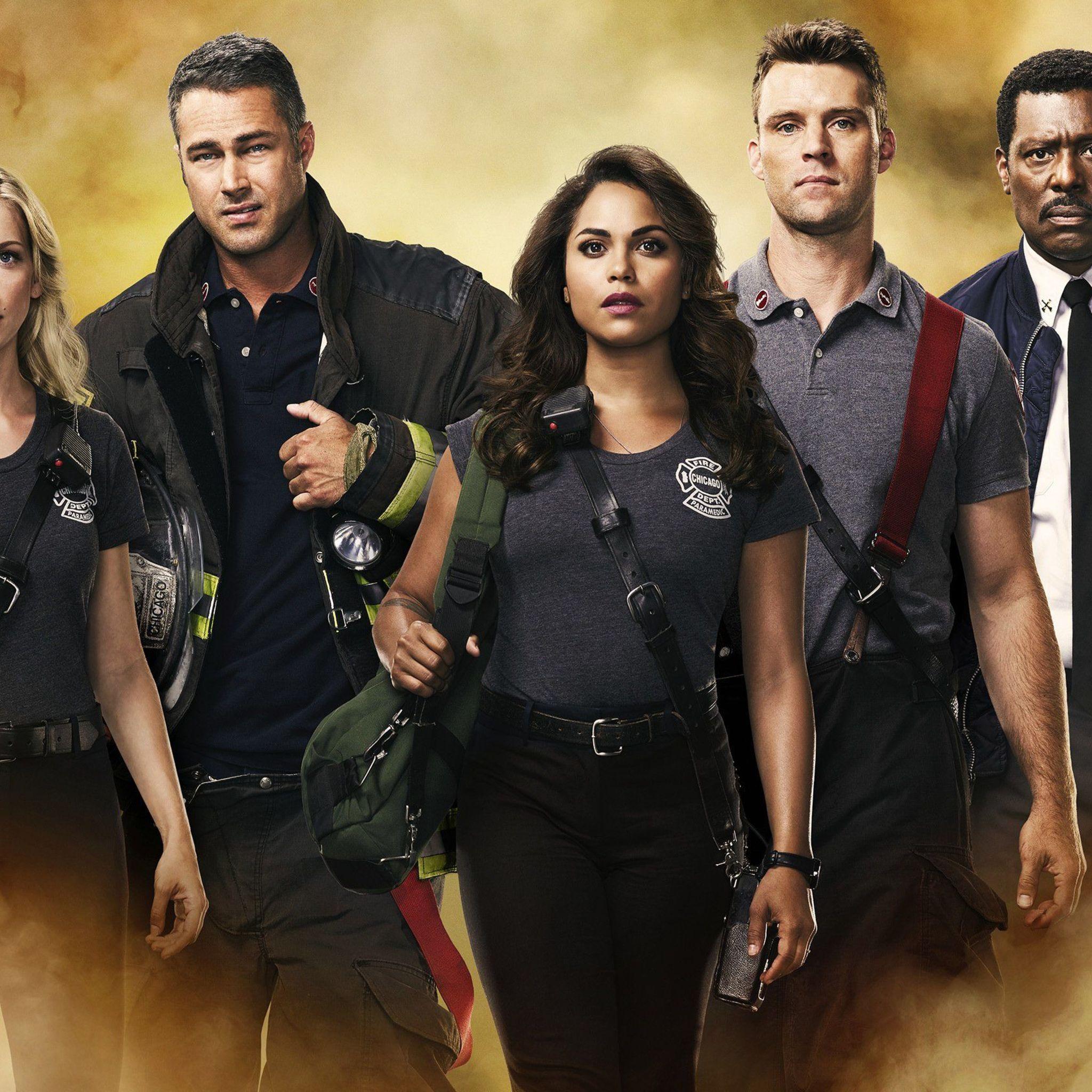 Chicago Fire Season 7 Cast iPad Air HD 4k Wallpaper