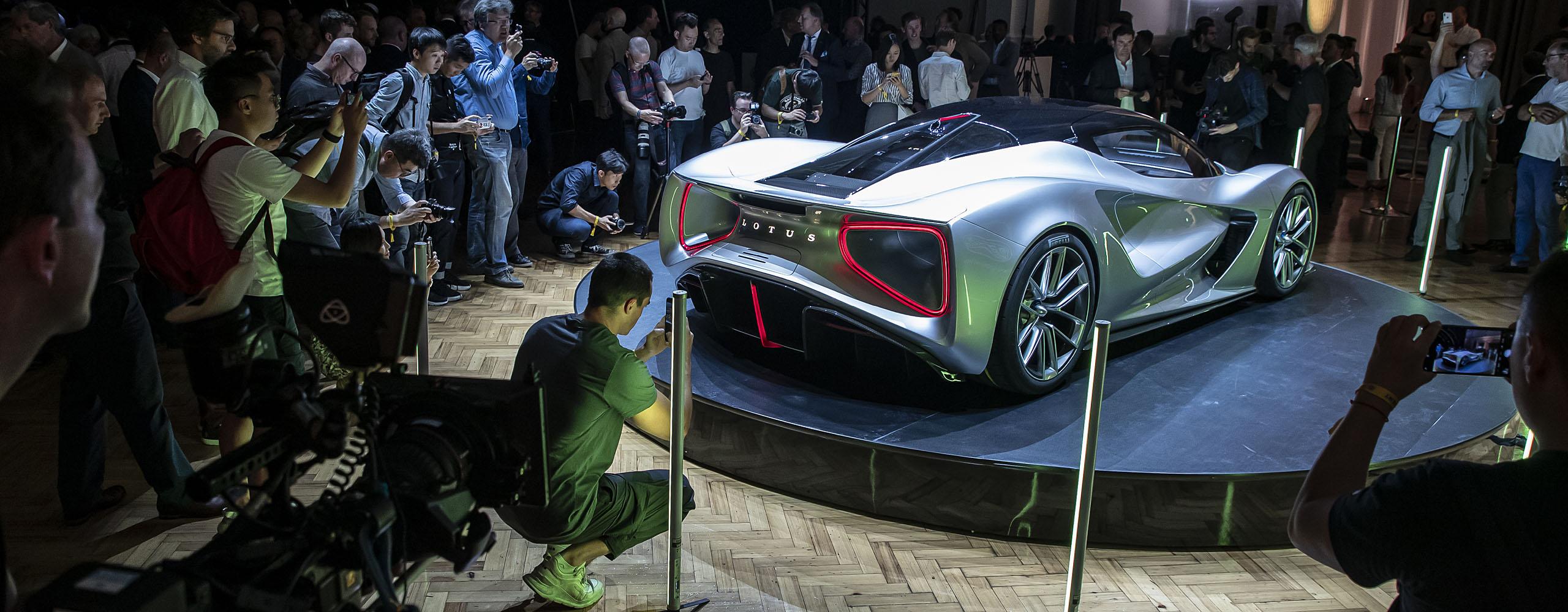 Evija: Lotus unveils world's most powerful production car