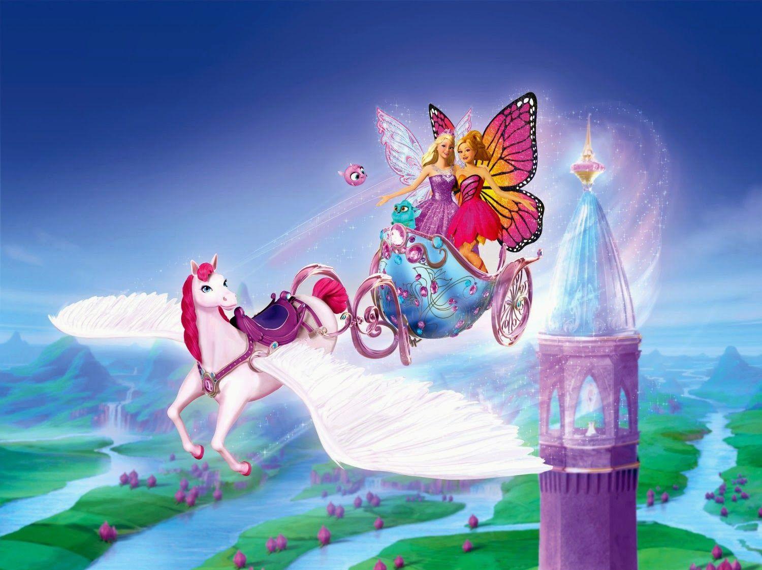 Mariposa and The Fairy Princess Wallpaper. Барби, Картинки