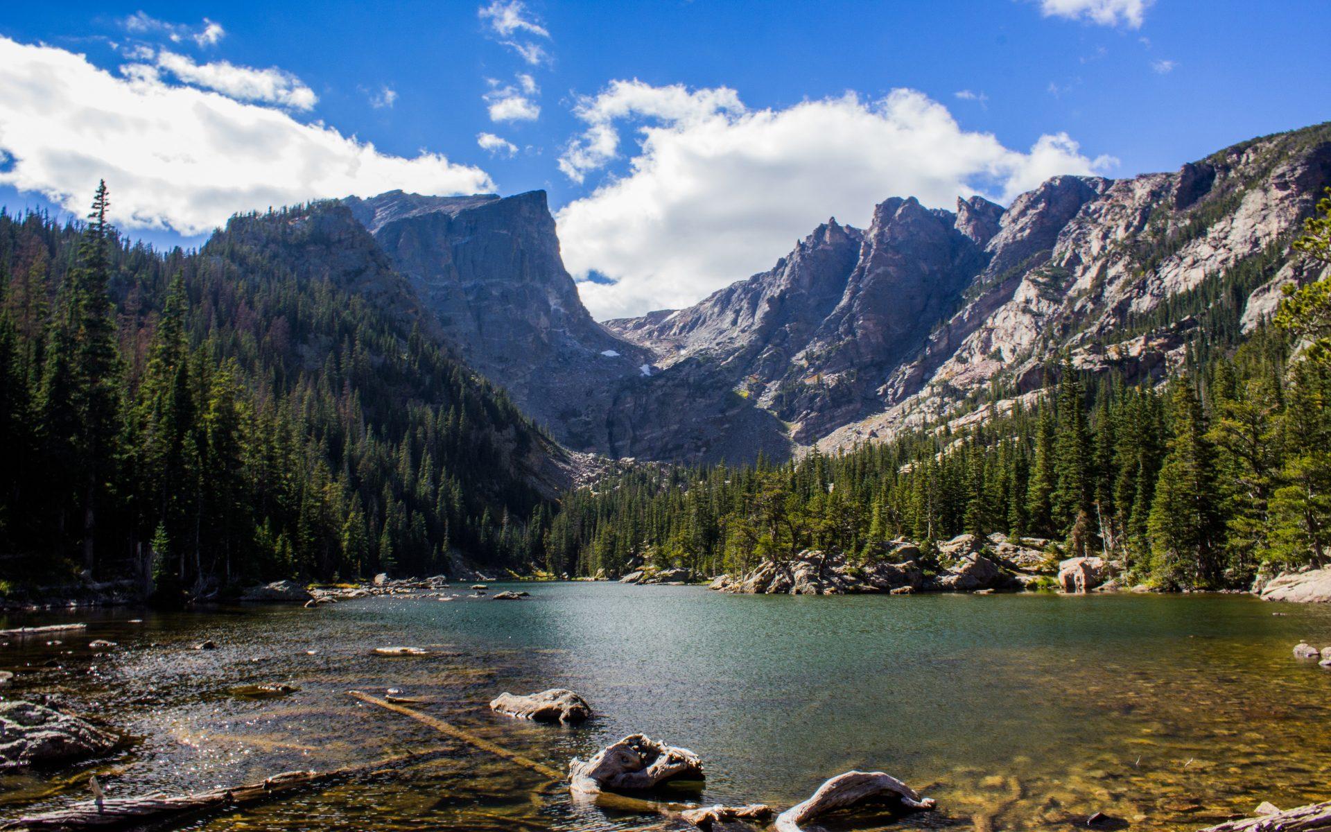 Dream Lake Is A High Alpine Lake In Rocky Mountain National Park