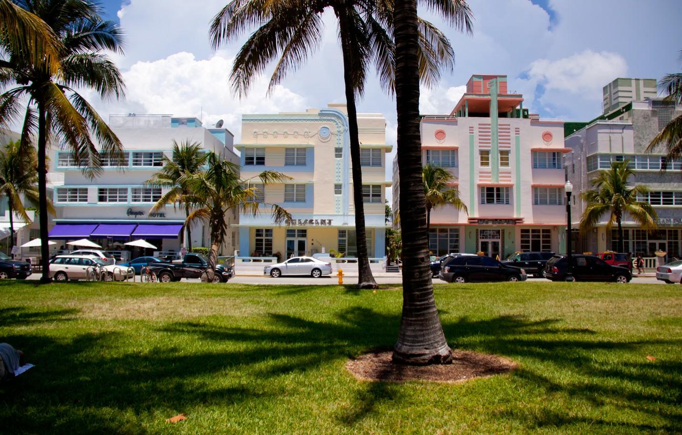 Wallpaper palm trees, home, Miami, FL, Miami, cars, florida, hotels