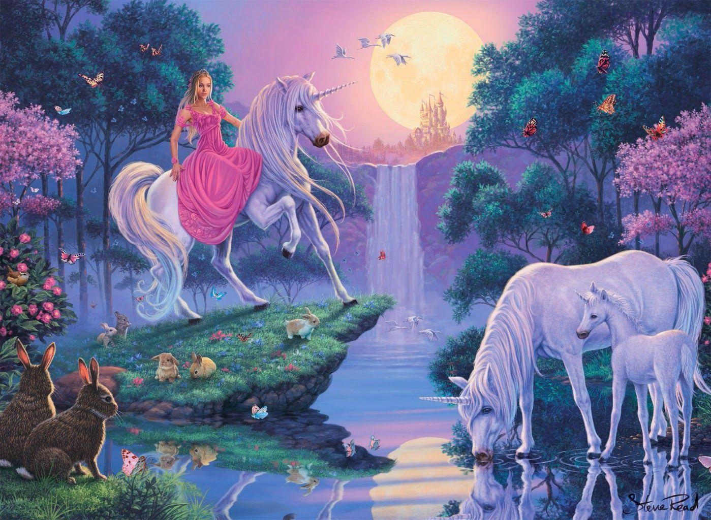 Unicorns and Fairies Wallpaper Free Unicorns and Fairies