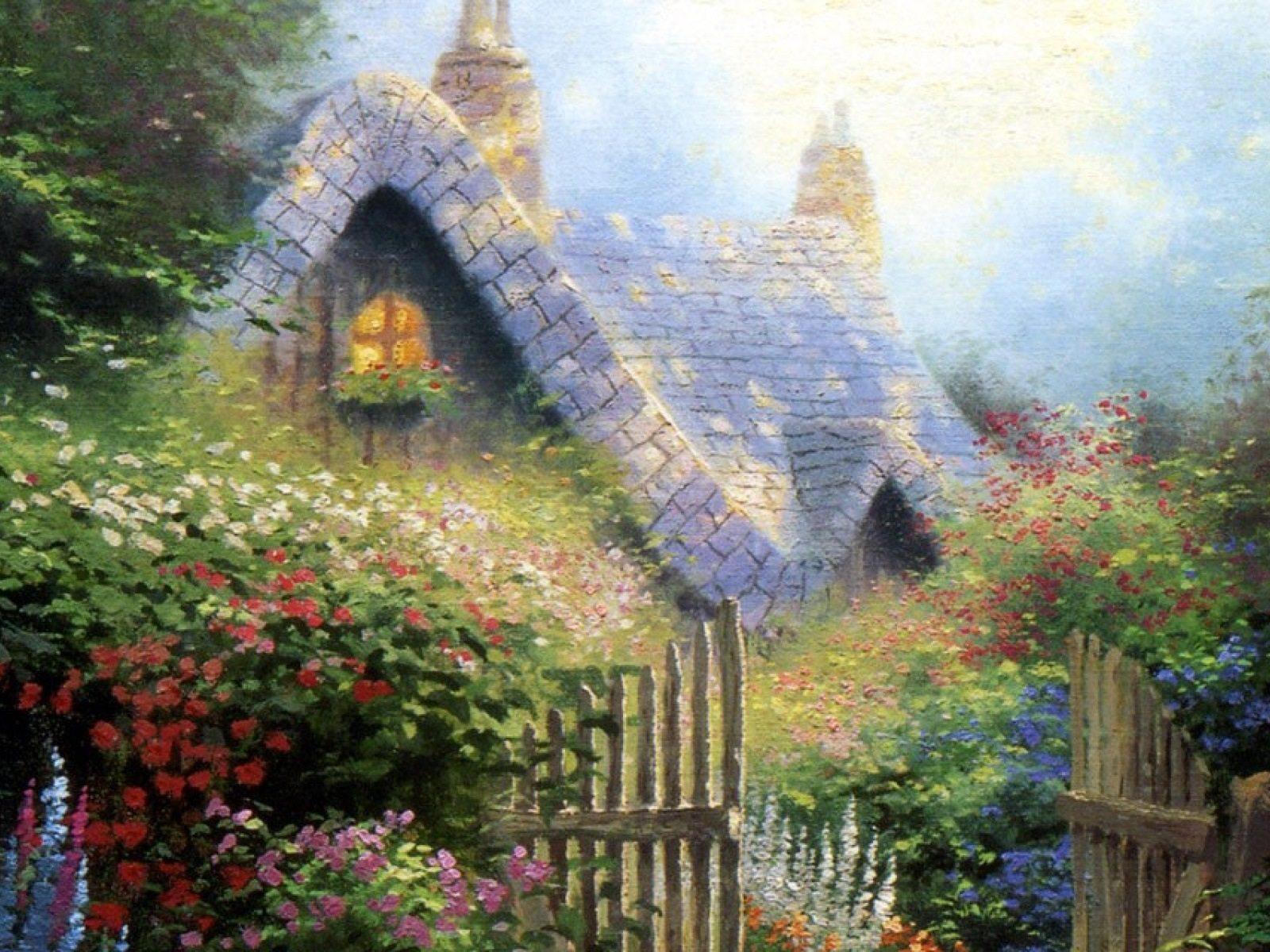 Fairy House Wallpaper, Paintings Wallpaper & Picture Free Download
