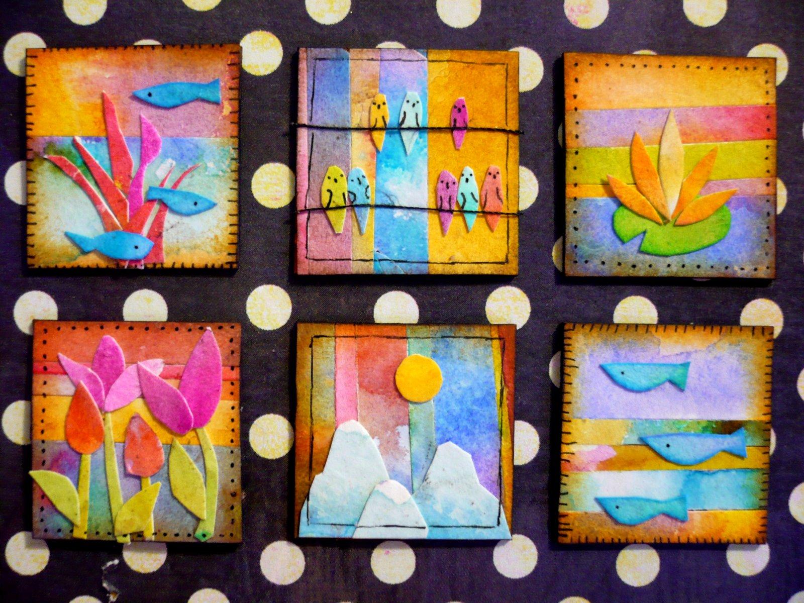 Oops, I Craft My Pants: Tiny Scraps into Colorful Collage Inchies