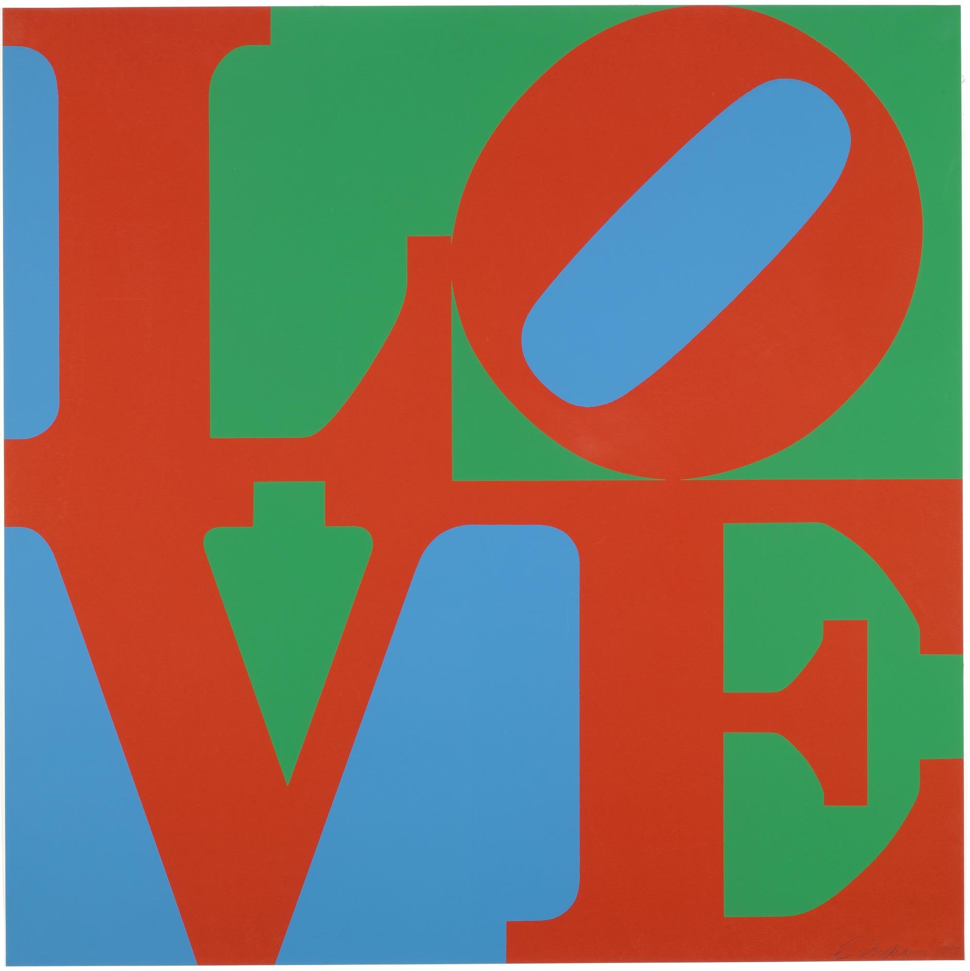 Robert Indiana. LOVE. 1967