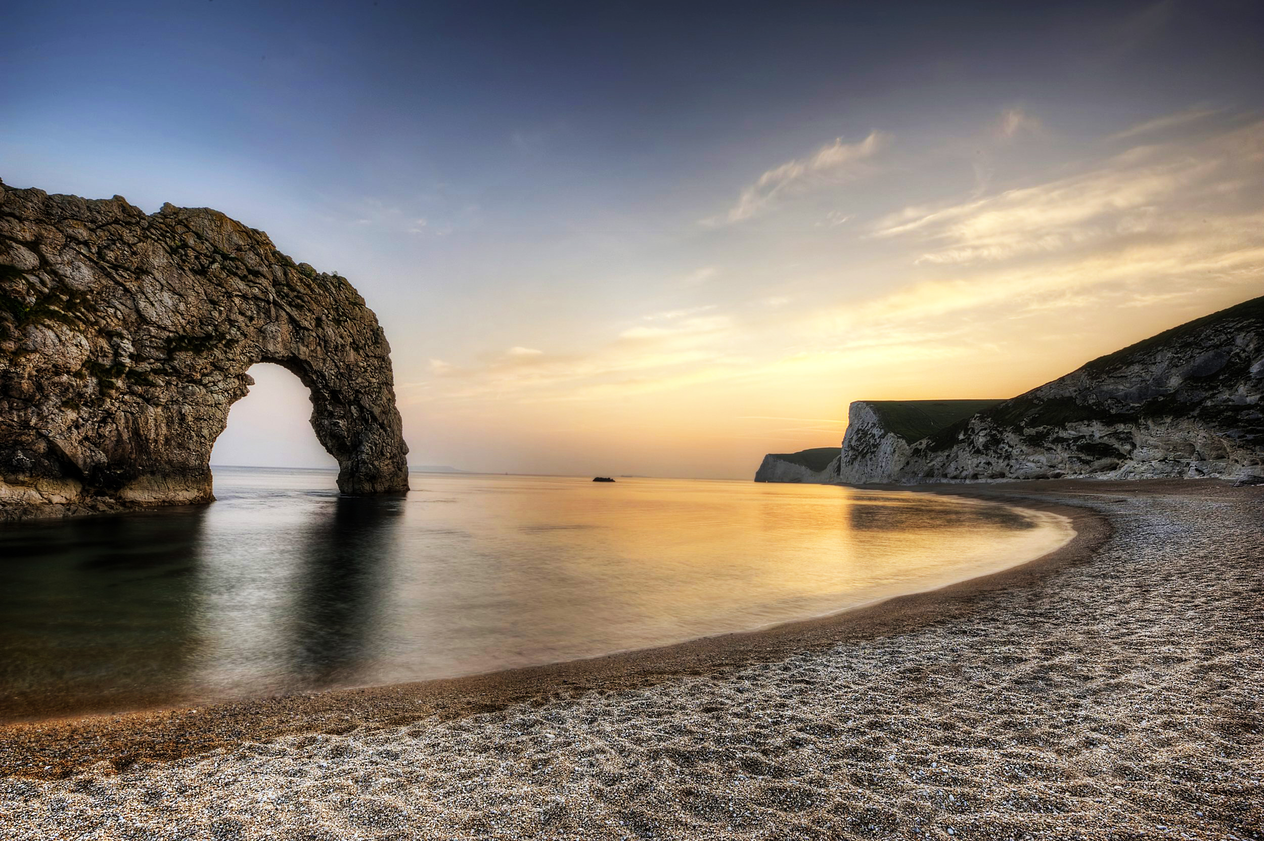 Breath Taking View Of Durdle Door In Dorset In England