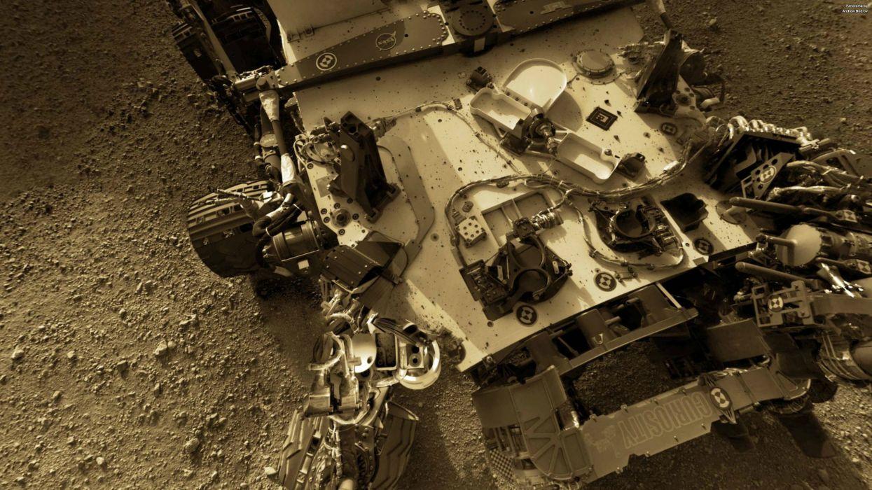 NASA Curiosity Mars Planets Tech Mech Robots Sci F Science Wallpaper