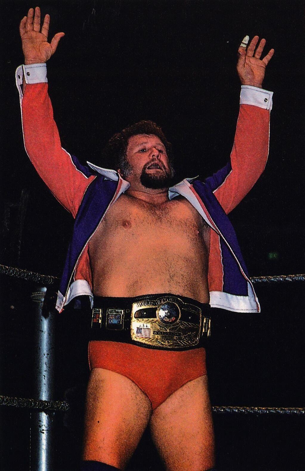 NWA World Champion Harley Race. WWE. Nwa wrestling, World