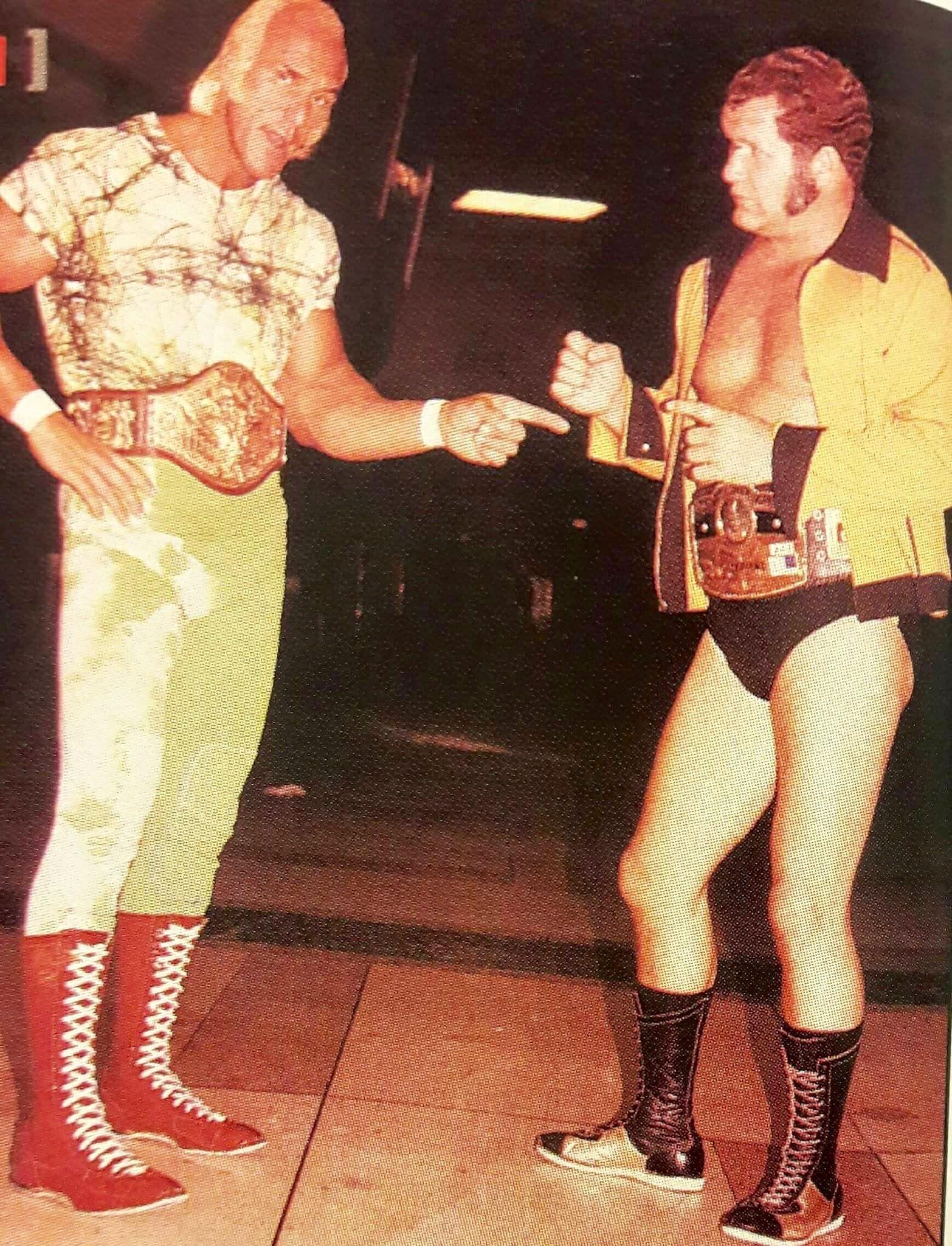 Superstar Billy Graham and Harley Race. Old School Wrestling. Awa