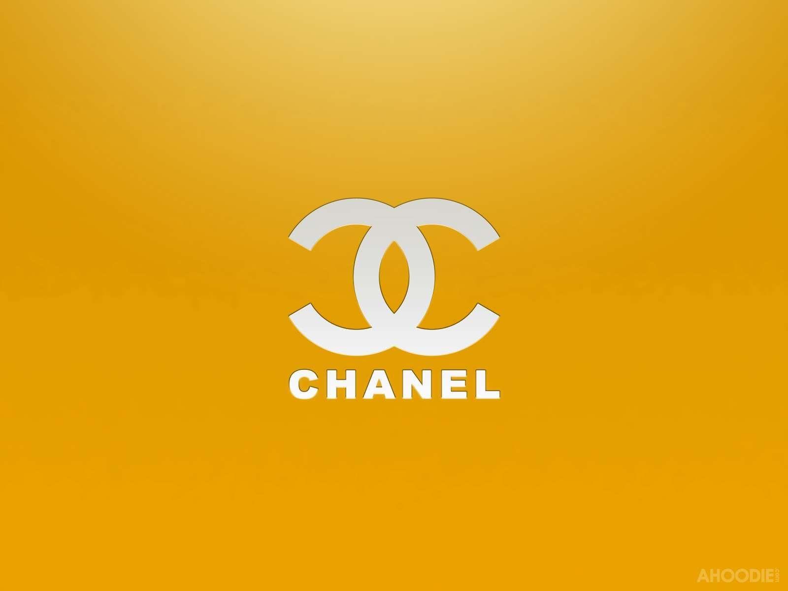 yellow chanel logo collage. Chanel