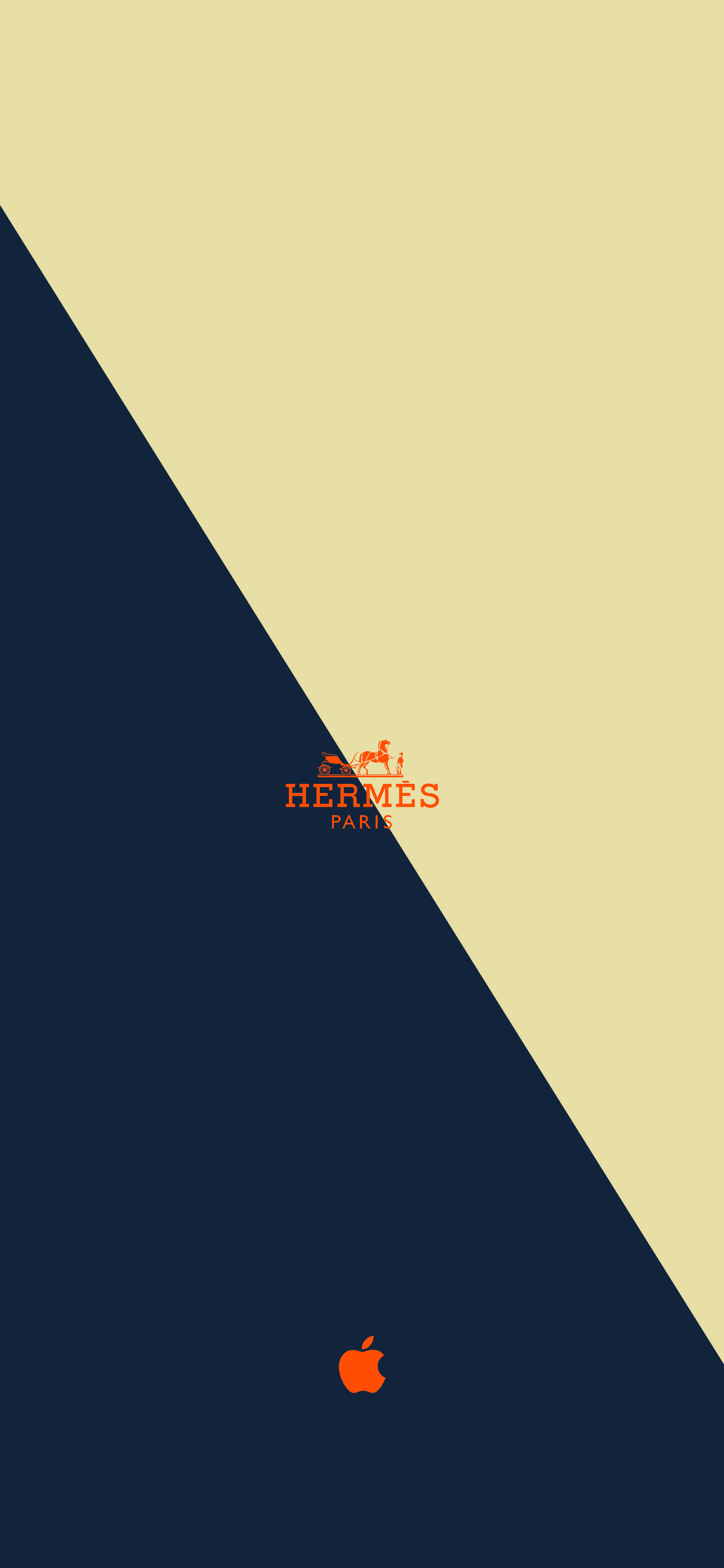 I made this Hermes wallpaper from Apple watch