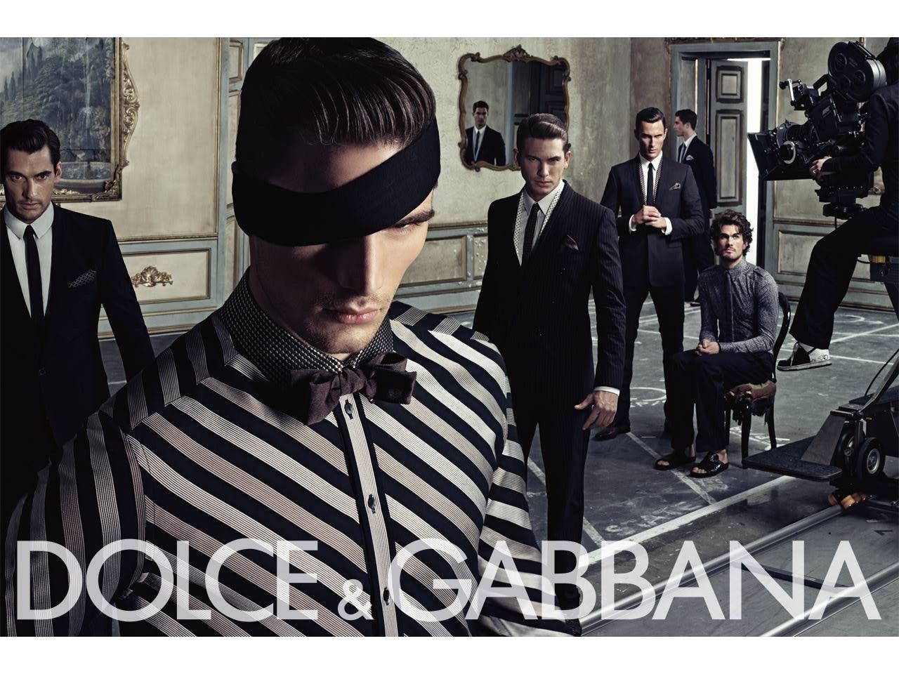 Dolce & Gabbana Menswear S S 09 Ad Campaign, Dolce And Gabbana