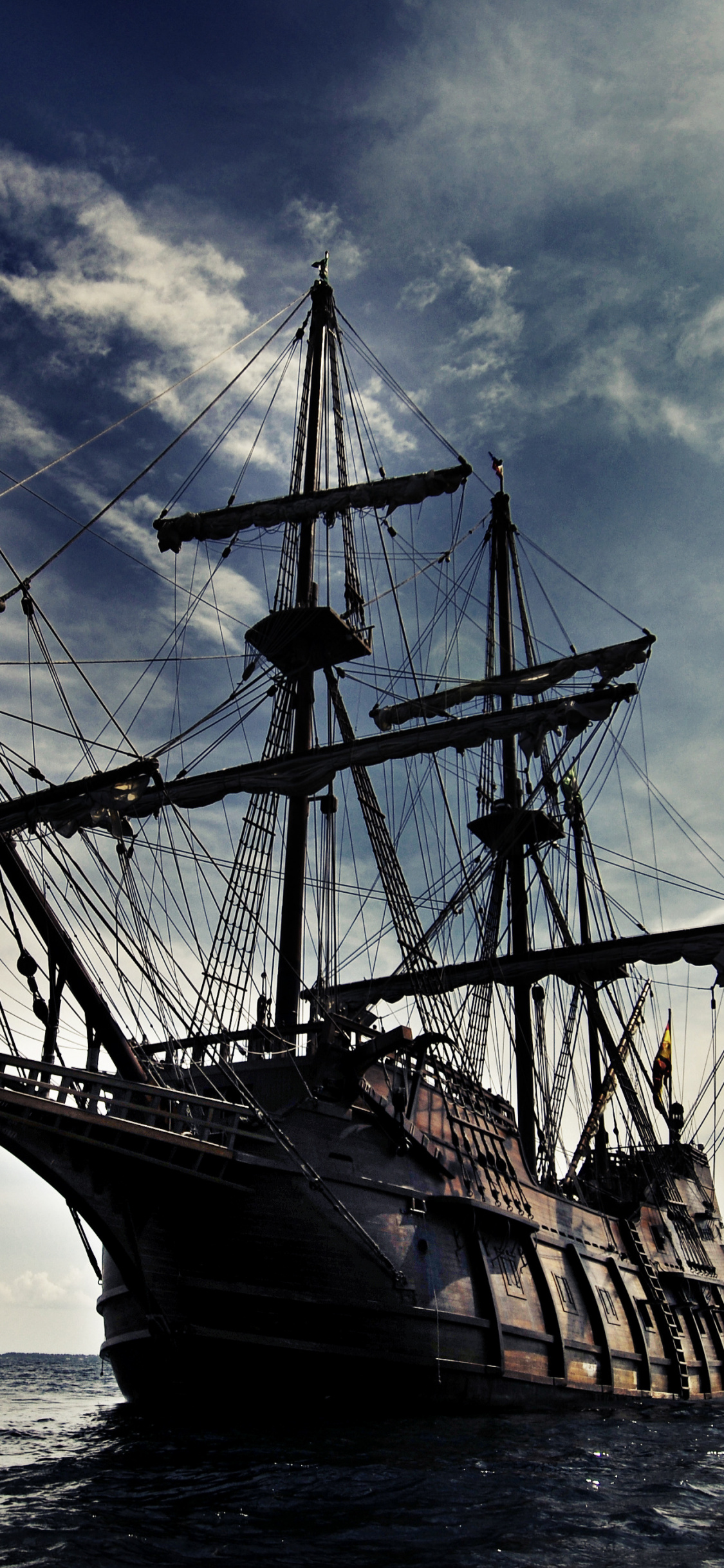 Pirates of The Caribbean, Sailing Ship, East Indiaman, Painting