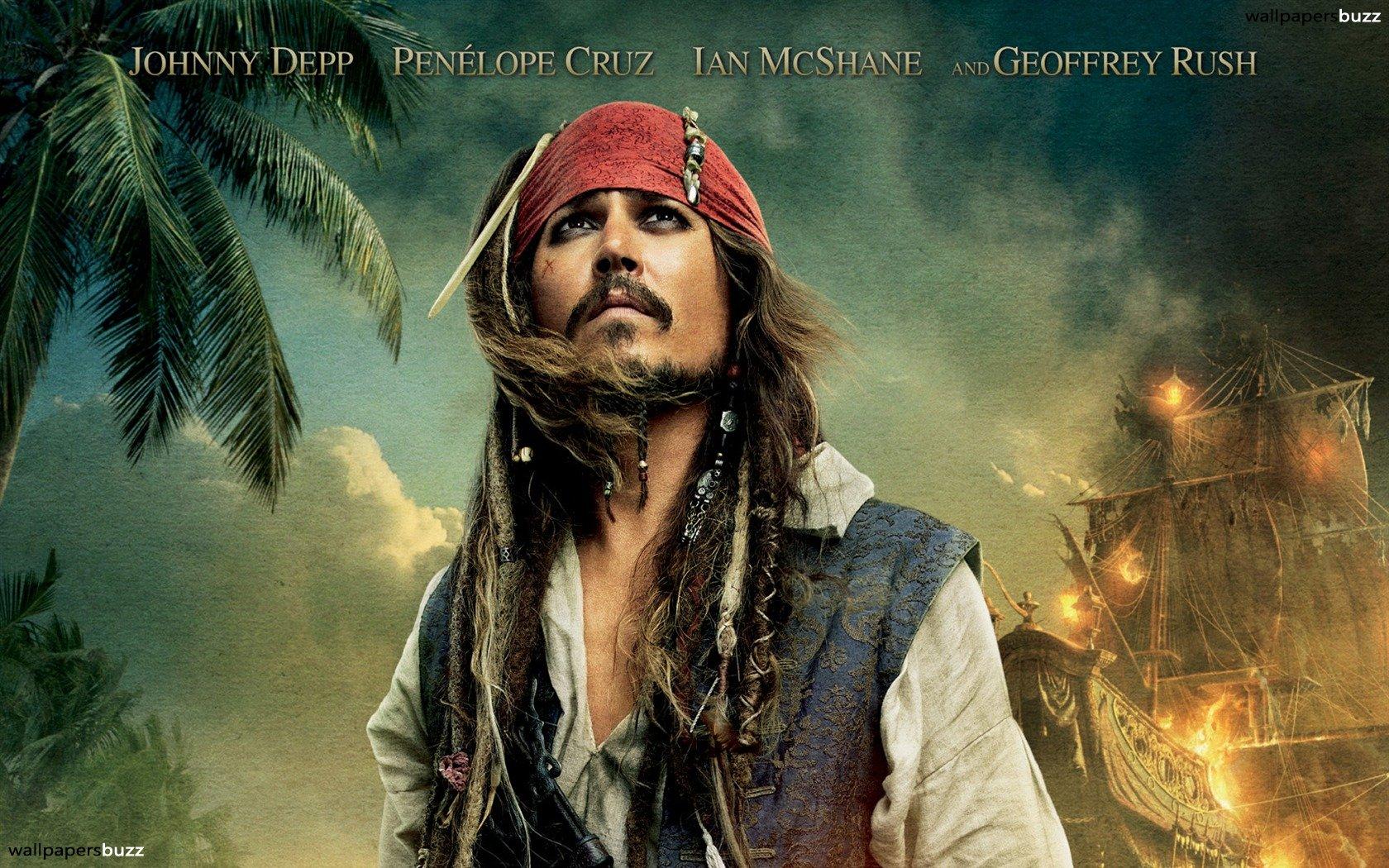 Jack Sparrow and the ship HD Wallpaper