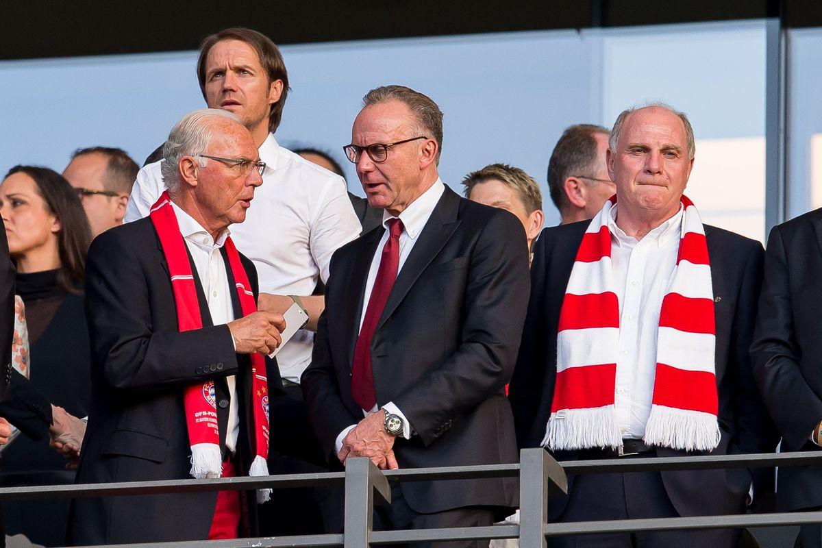 Rummenigge and Beckenbauer pay tribute to Bayern Munich president