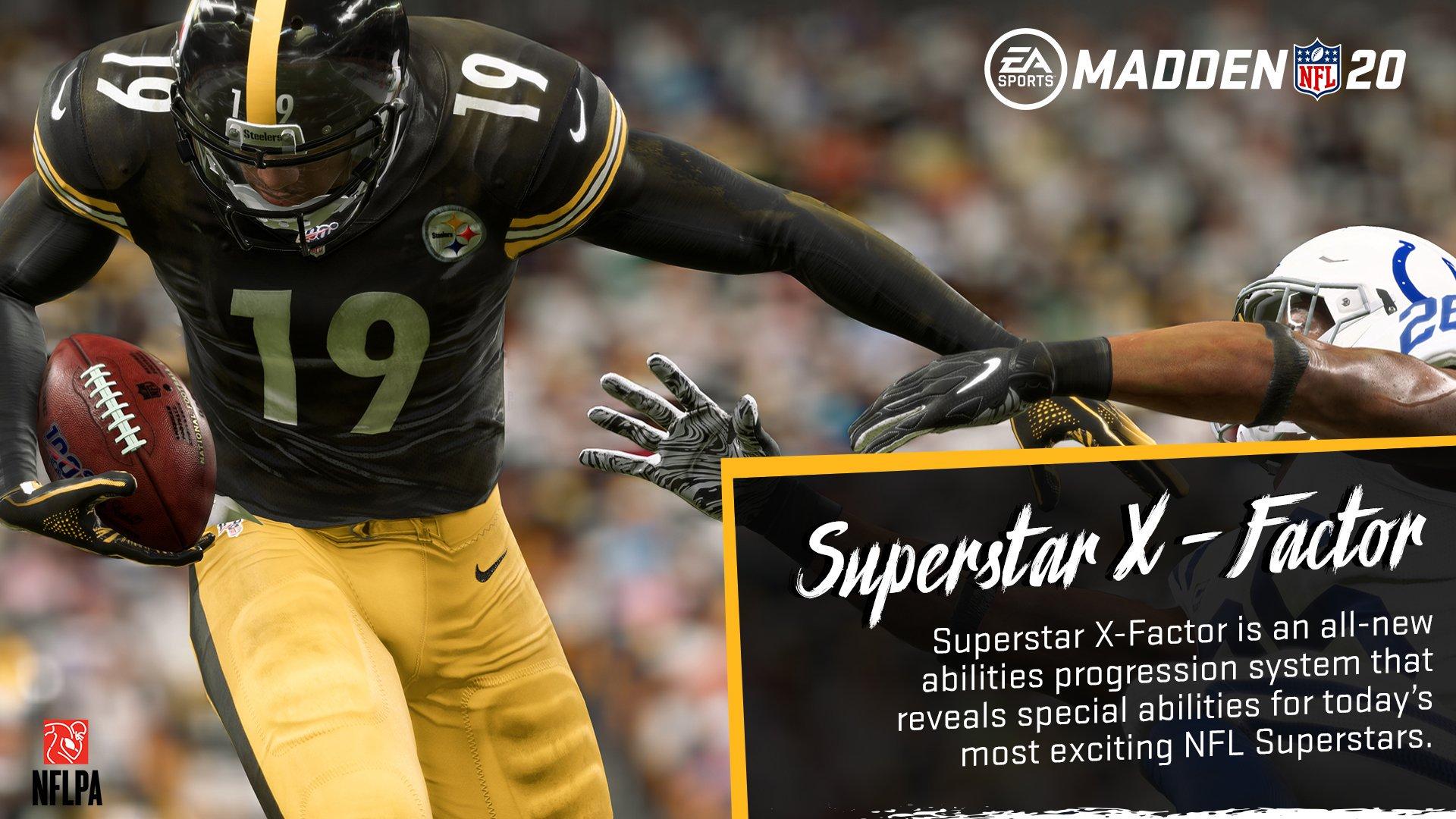 Madden NFL 20 More About Superstar X Factor