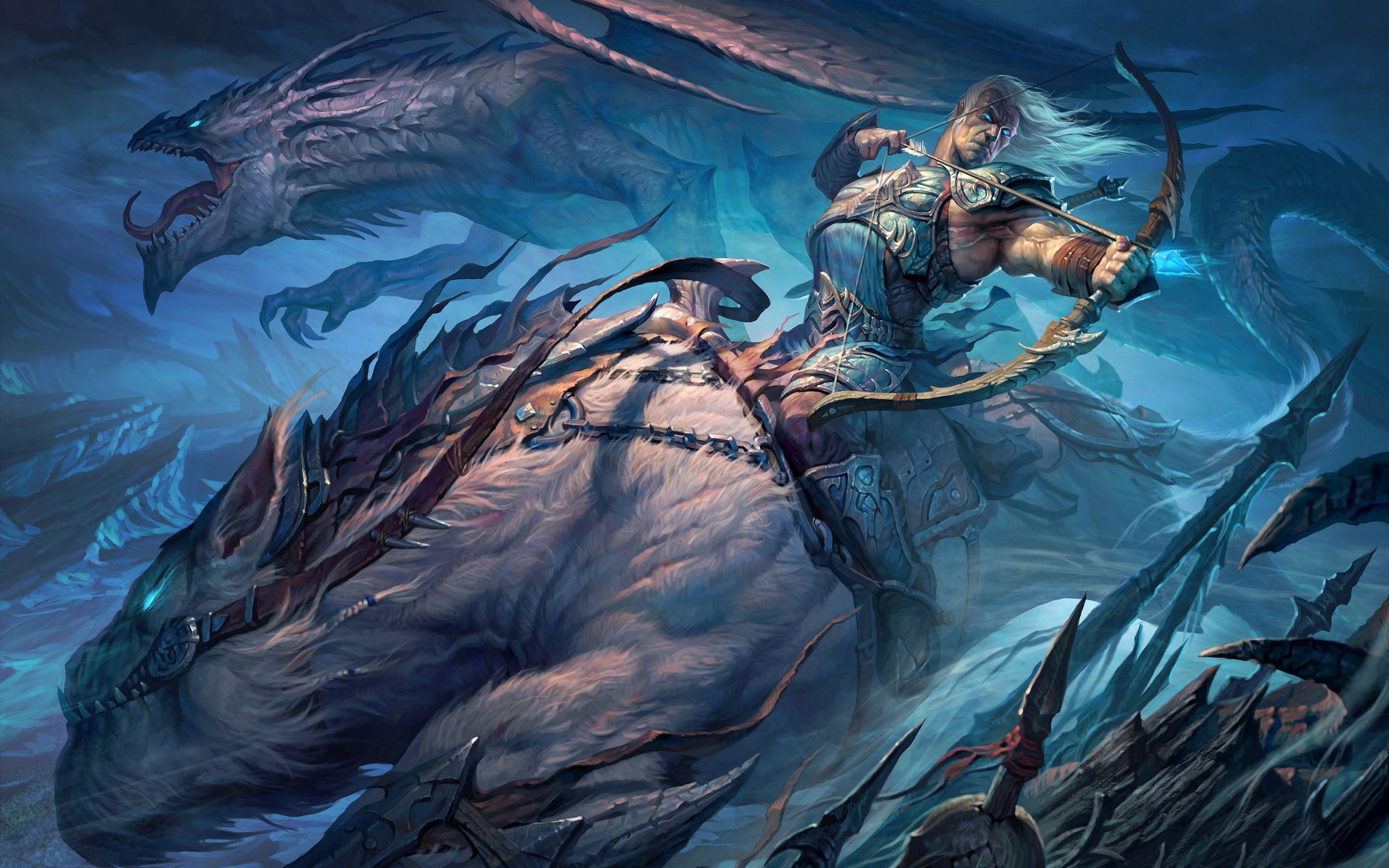 Warrior in Dragons of Eternity HD desktop wallpaper, Widescreen