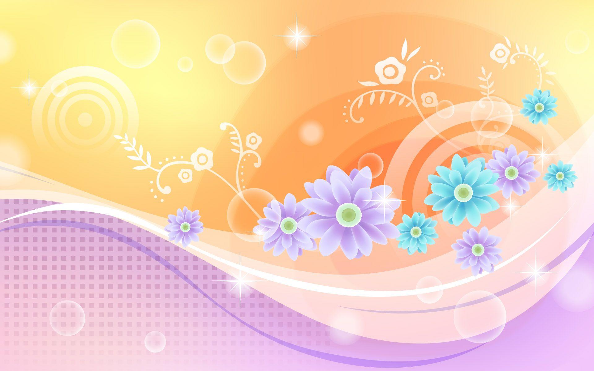 Abstract Flower Wallpaper Free Abstract Flower Background