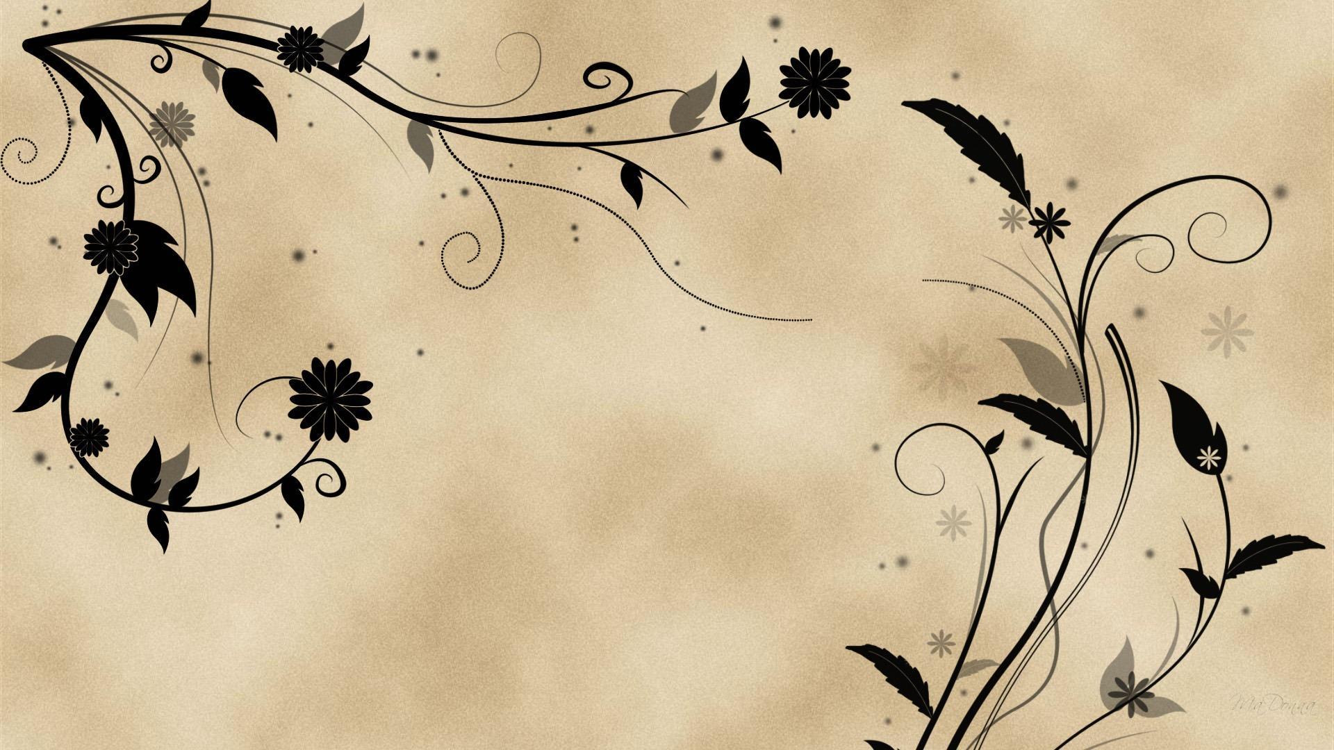 floral, simple, abstract, background wallpaper