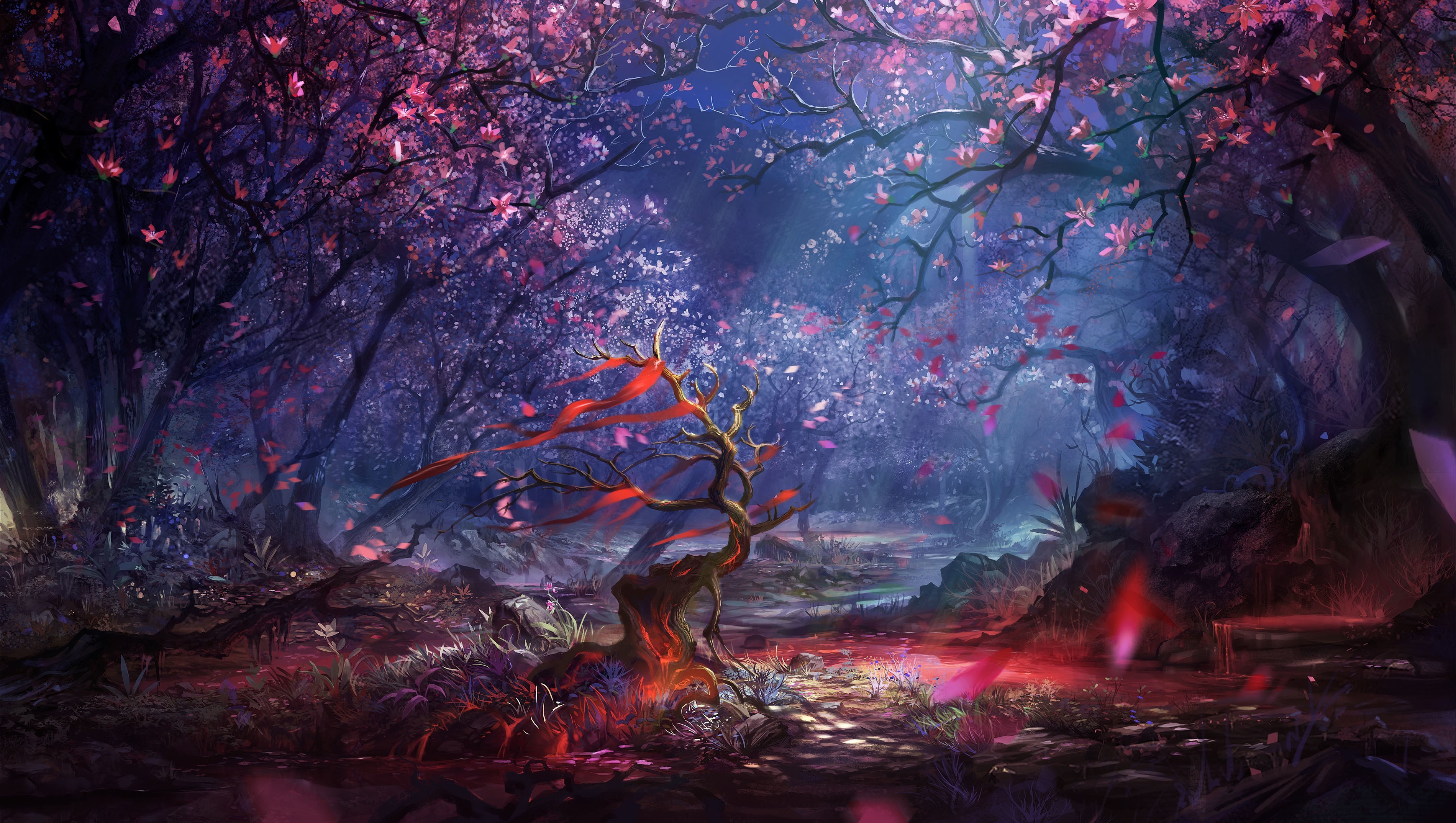 #trees, #nature, #fantasy art, wallpaper. General