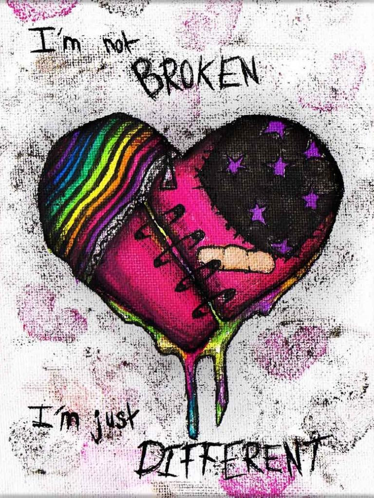 Free download Download creative broken heart wallpaper in high