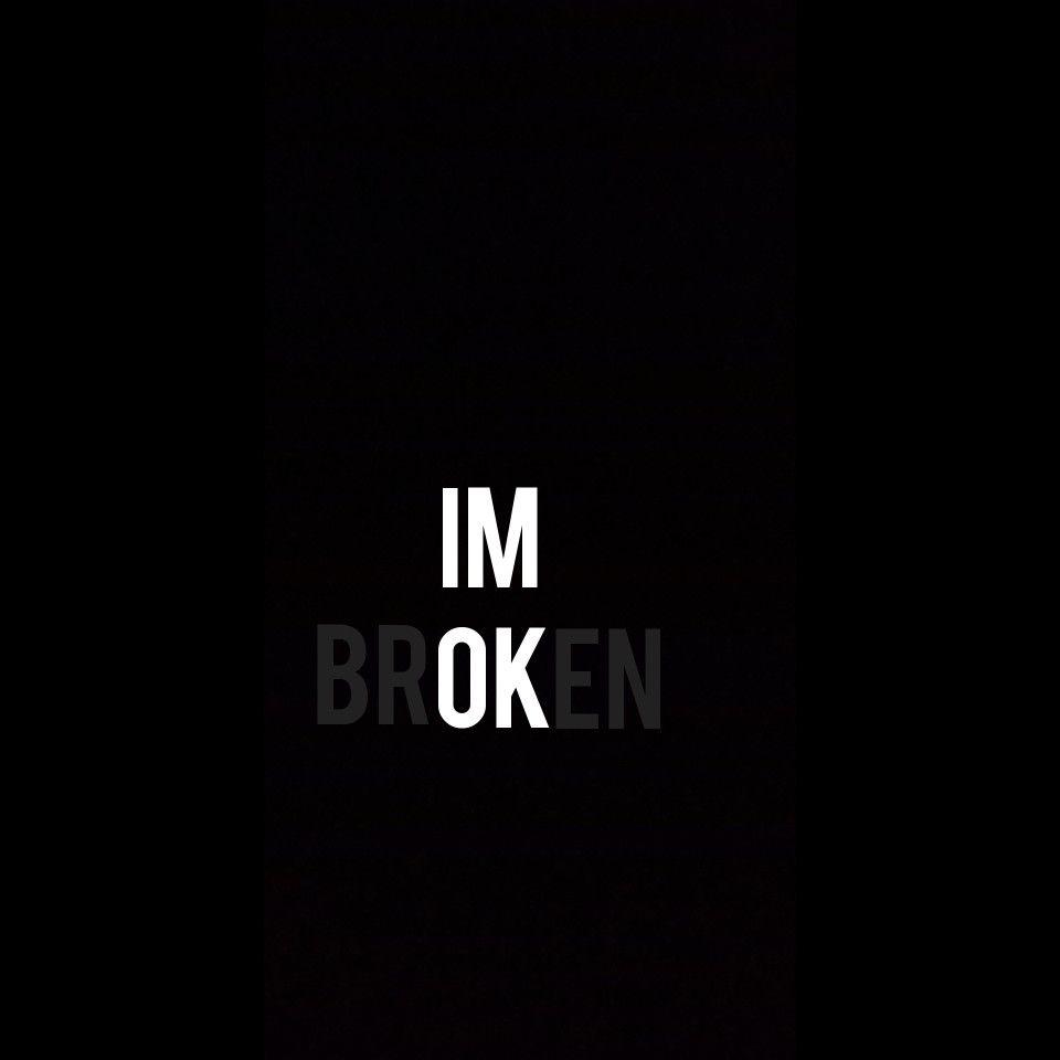 I'm OK /broken. own created wallpaper. Logos, Wallpaper, Audi