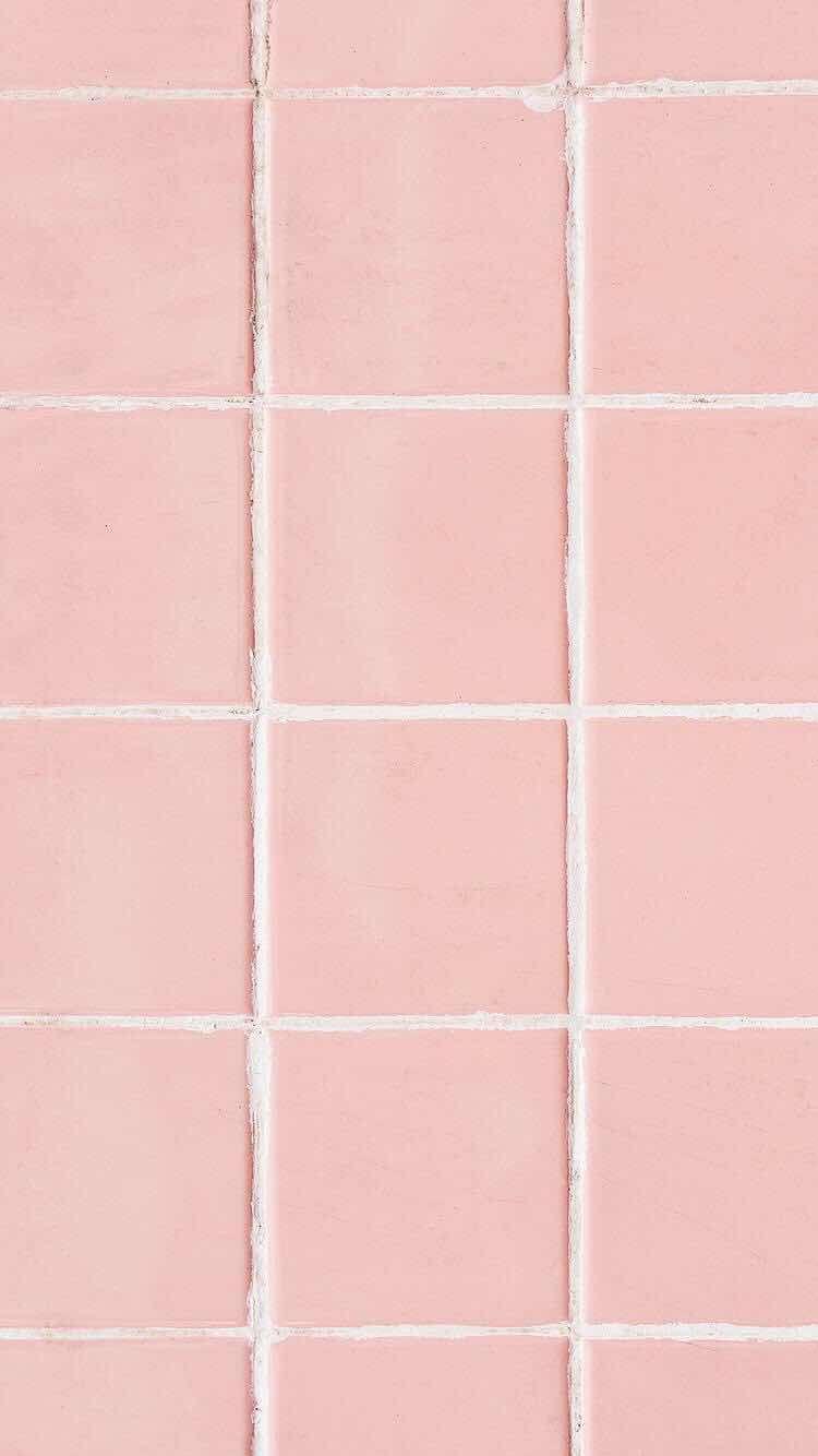 iPhone Wallpaper: Pink Tiles Wallpaper for iPhone and Android