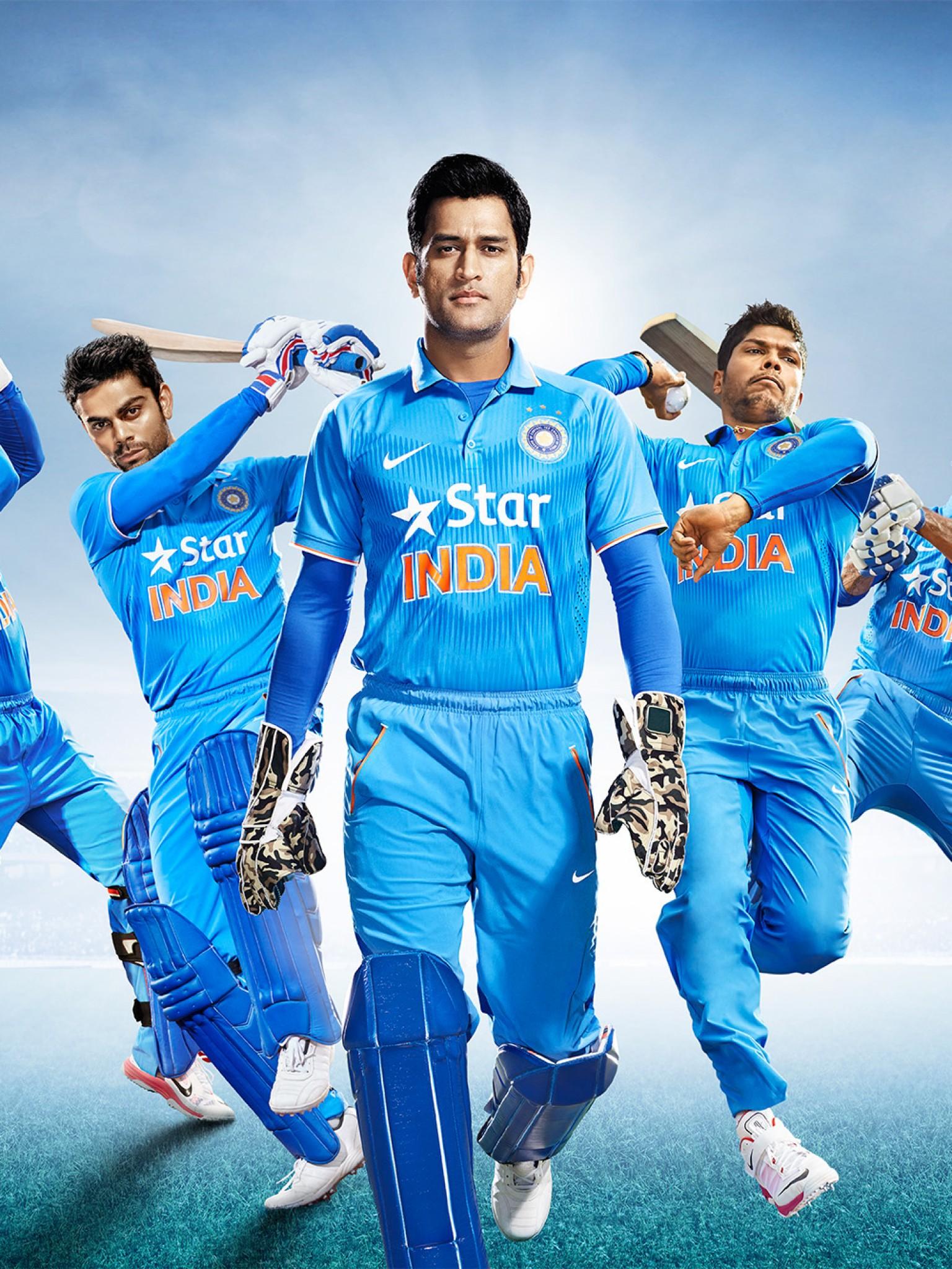 Wallpaper Team India, National cricket team, Indian Cricket Team, MS