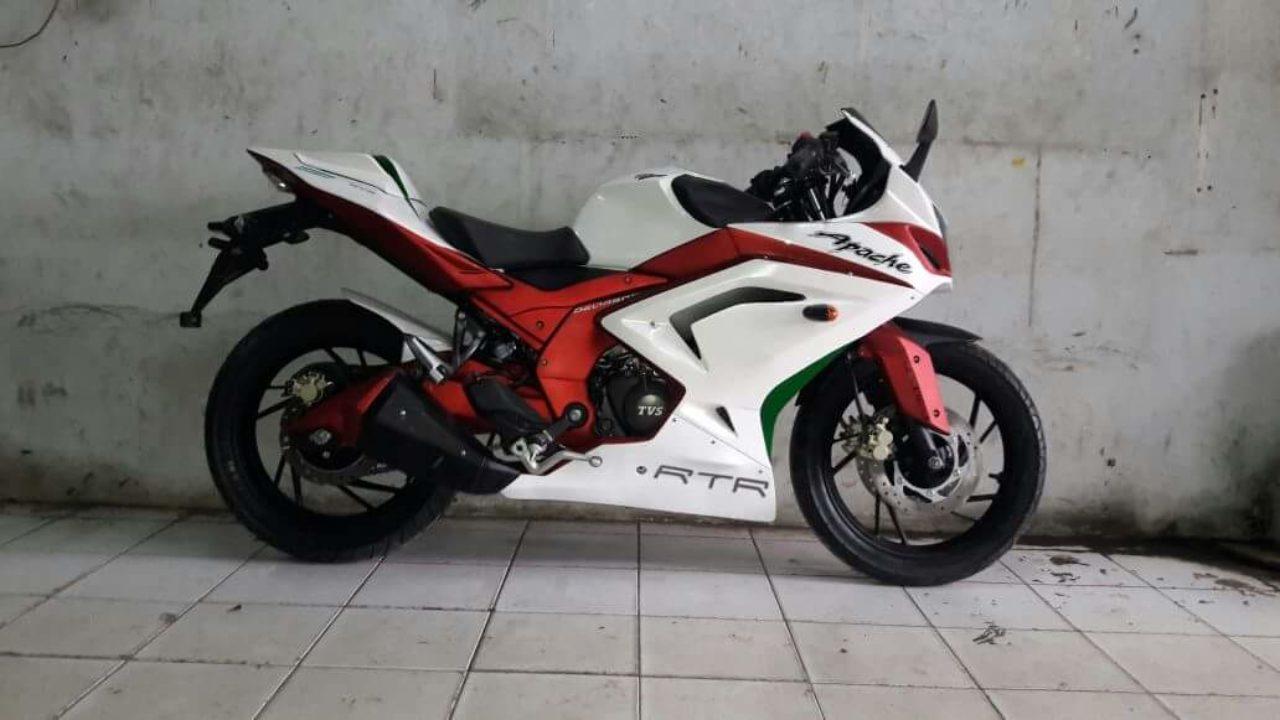 Modified TVS Apache RTR 200 in Indonesia with Image, Modification Info