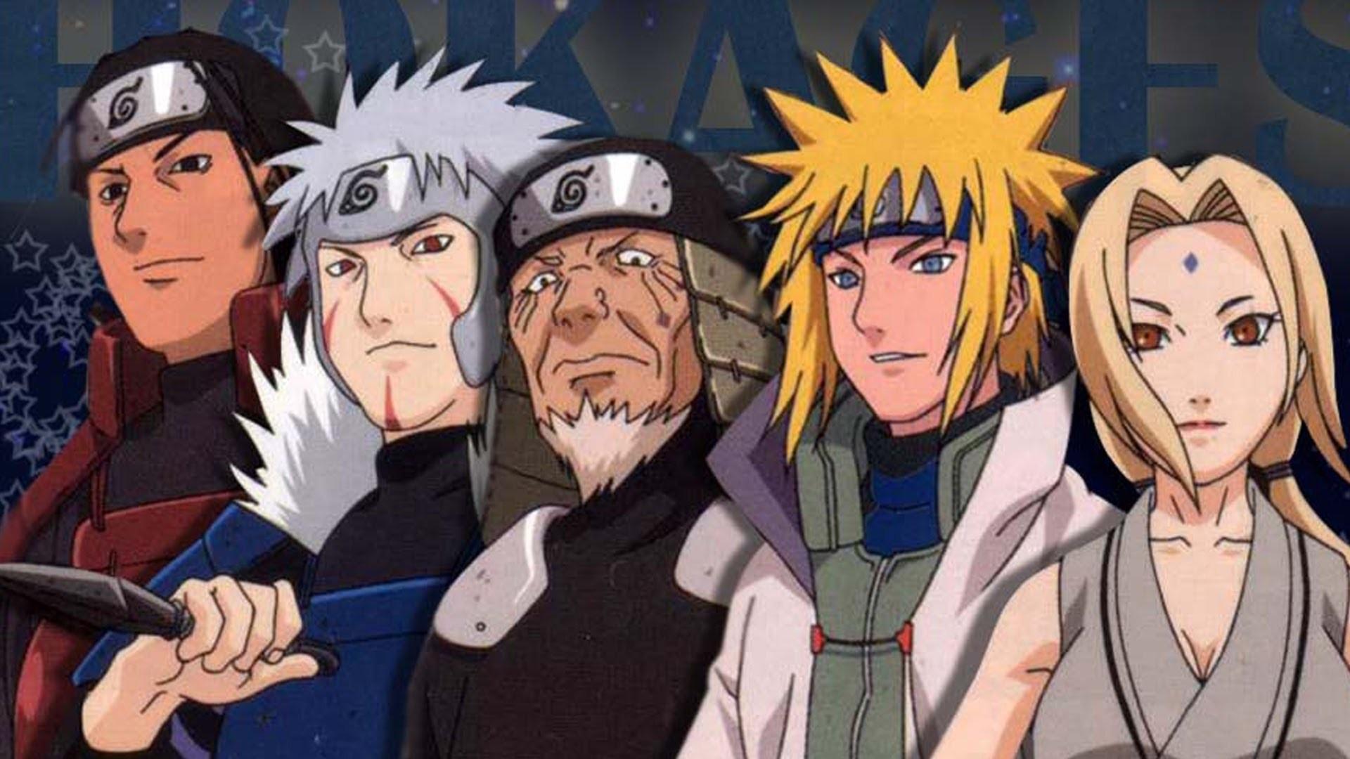 Hokages on stage Wallpaper (1920x1080)