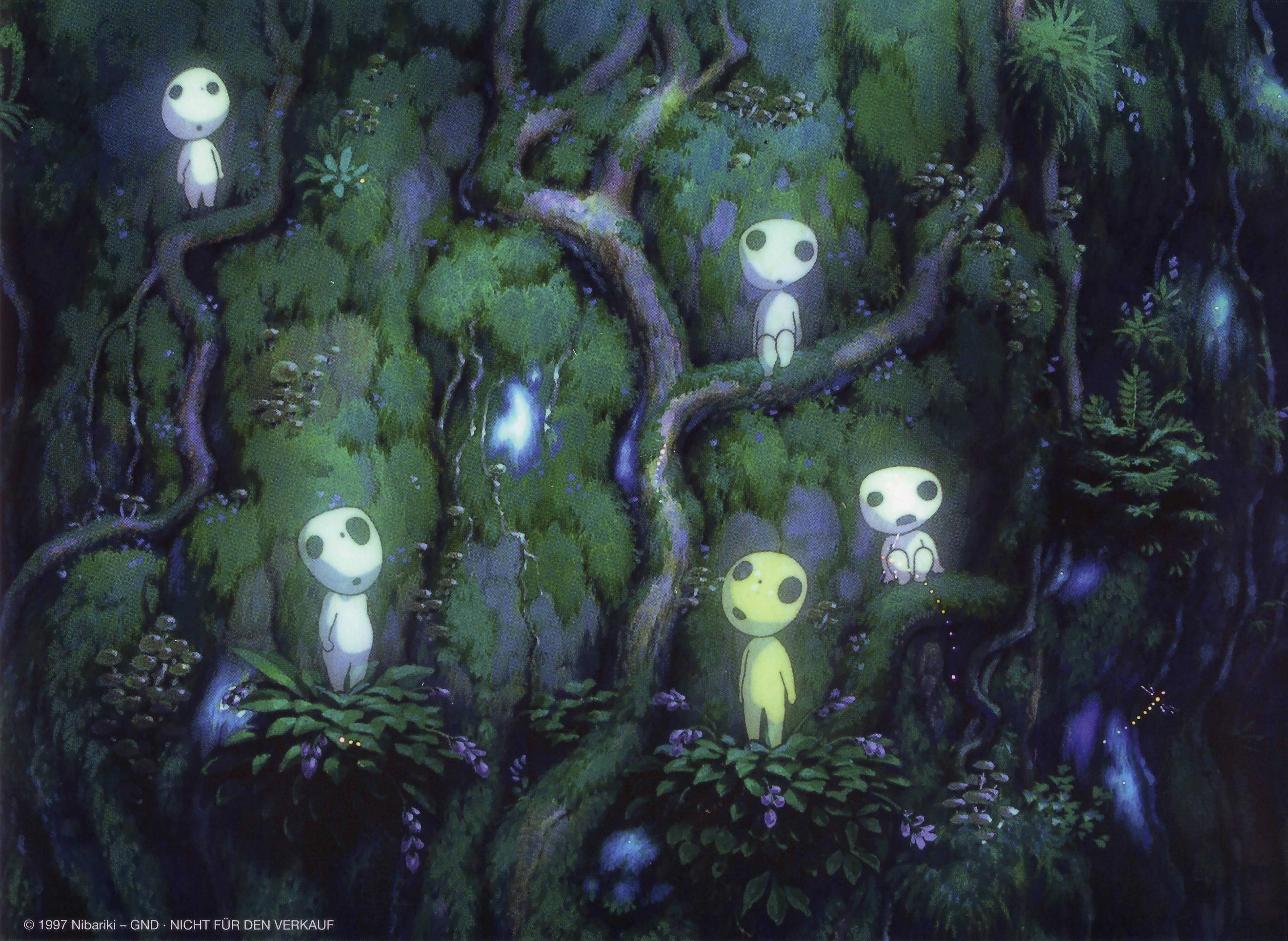 Princess Mononoke Wallpaper Mononoke Forest Spirit