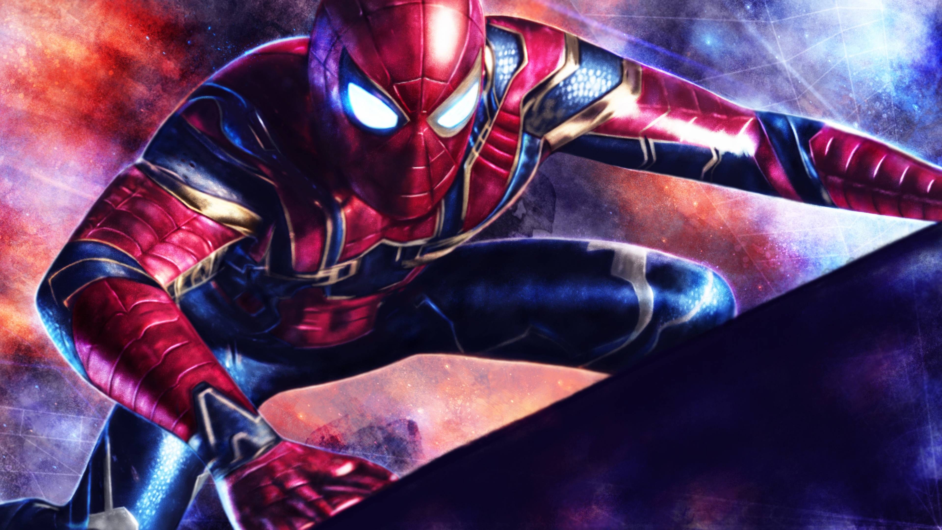 Iron Spider Spider Man Avengers: Infinity War 4K