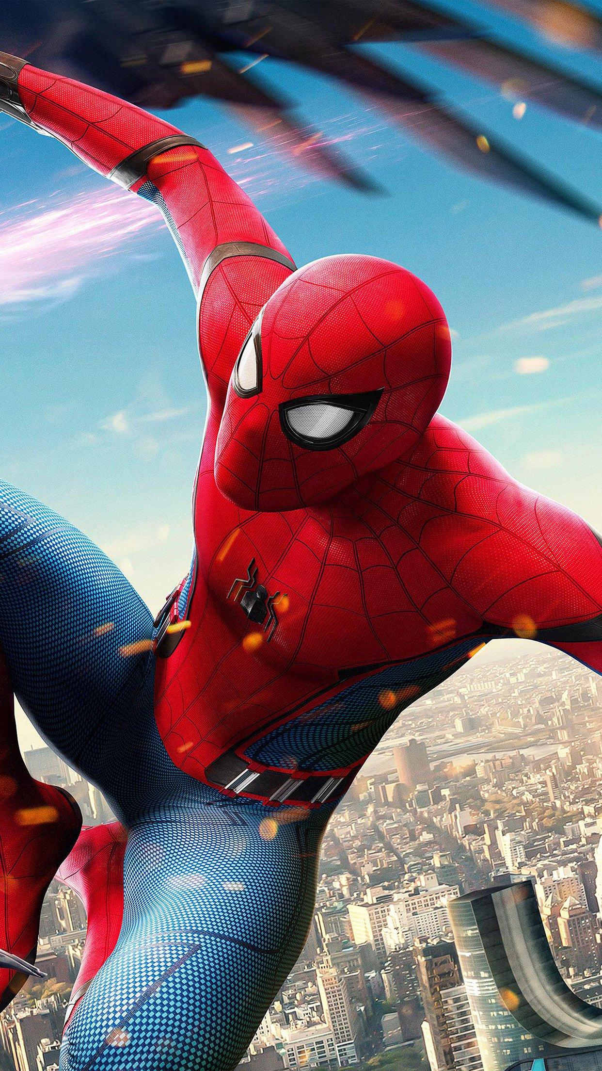 iPhone7 wallpaper. spiderman hero marvel